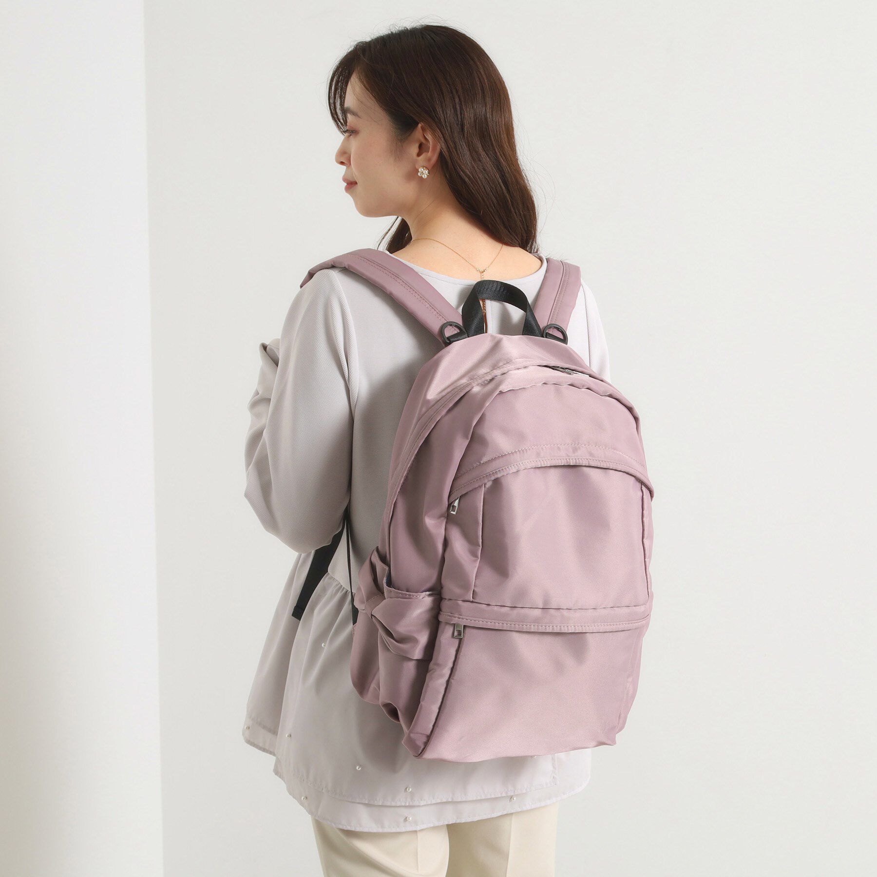 ITS&rsquo;DEMO「【撥水／12ポケット】リボンモチーフマザーズリュック」|リュック|