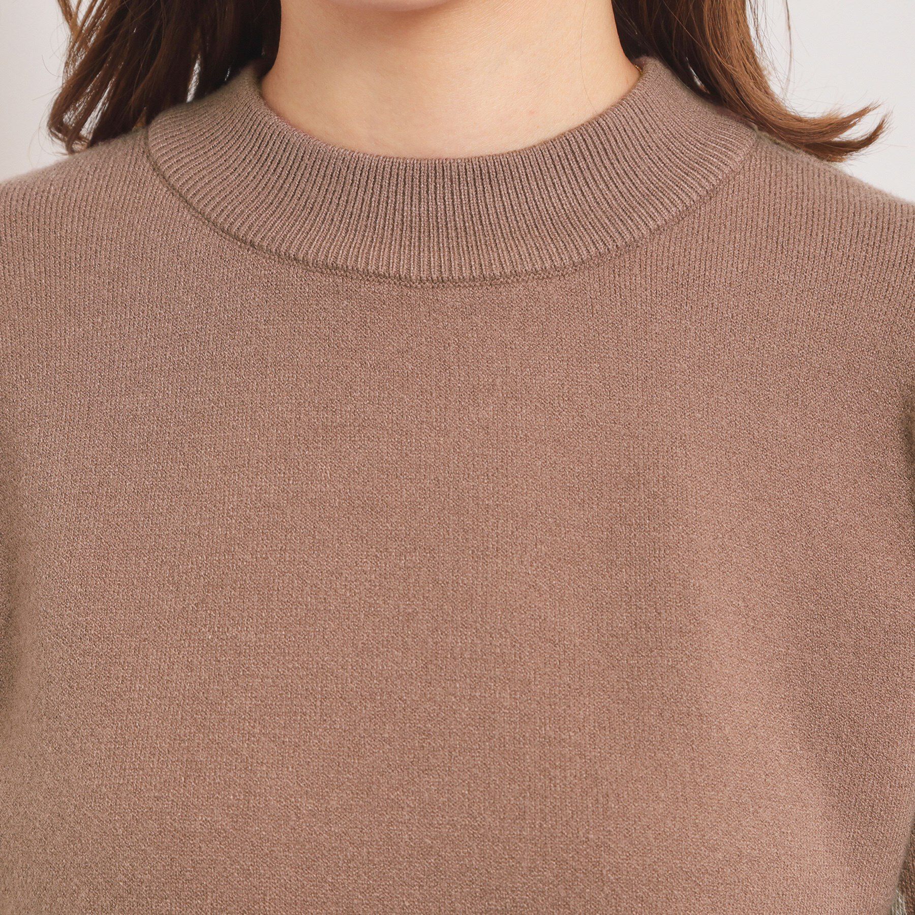 ITS&rsquo;DEMO「【手洗い可】花柄ジャカード袖ニット」|ニット・セーター|