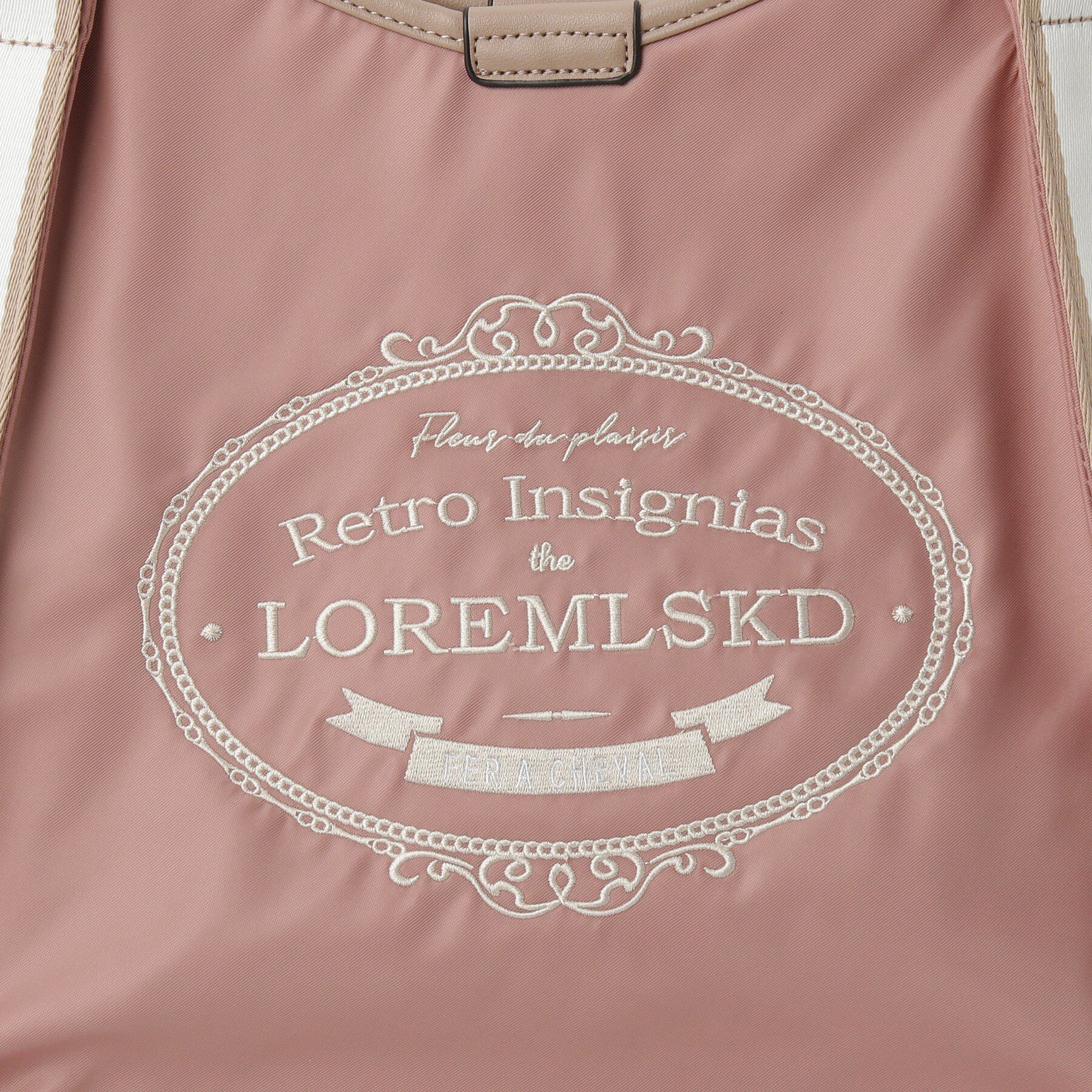 ITS&rsquo;DEMO「【A4対応】刺繍ロゴトート」|トートバッグ|