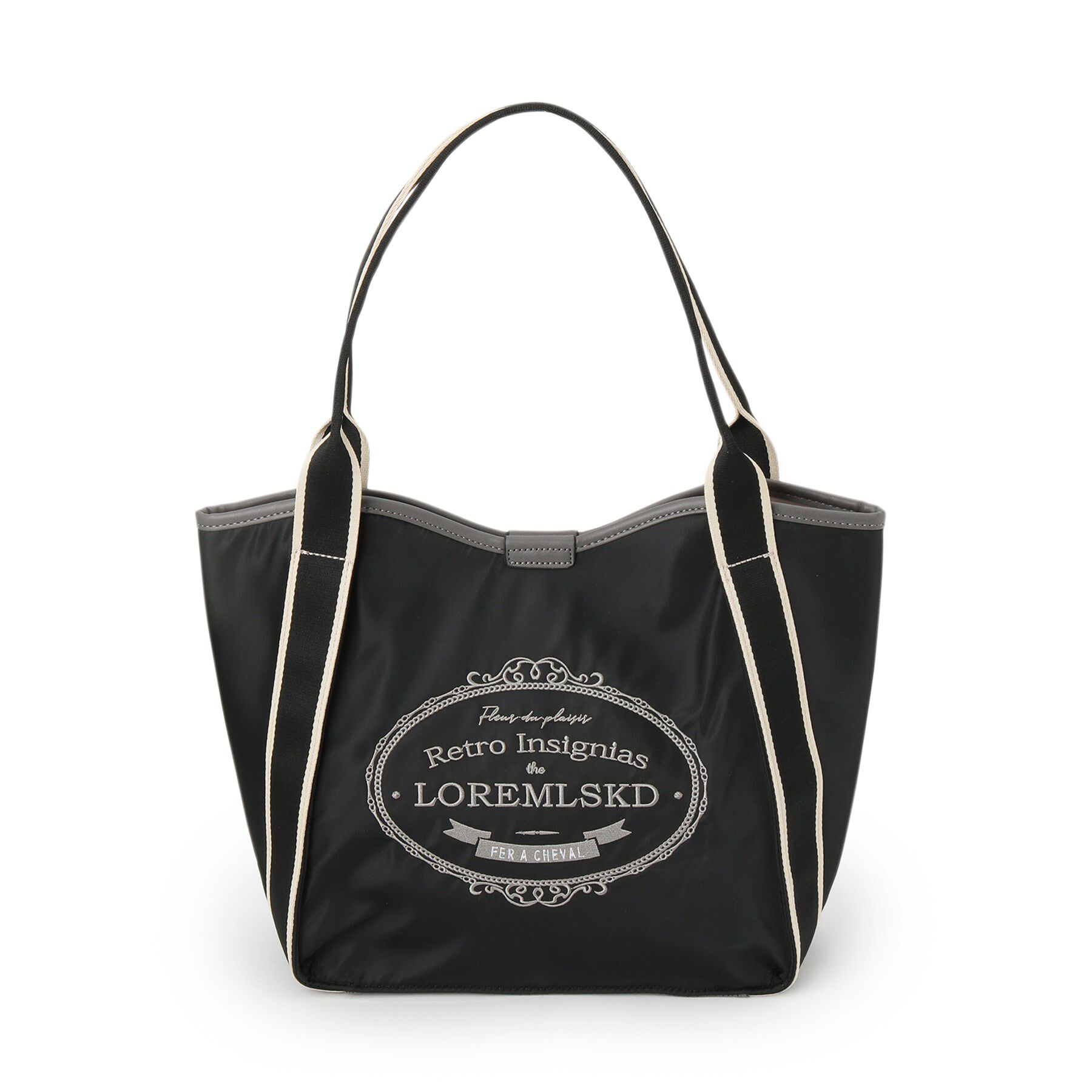 ITS&rsquo;DEMO「【A4対応】刺繍ロゴトート」|トートバッグ|