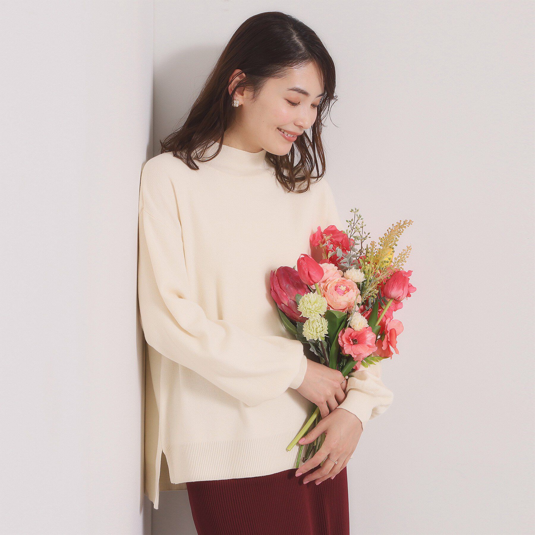 ITS&rsquo;DEMO「カラフルハイネックニット」|ニット・セーター|