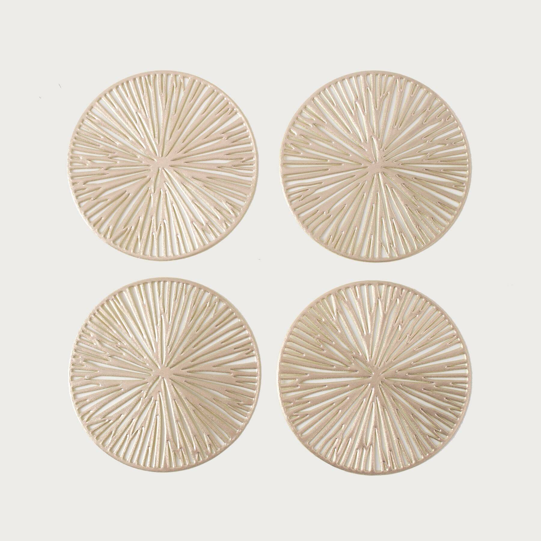 212 KITCHEN STORE「サレンダーコースター4pcs ゴールド」|食器・キッチングッズ|その他