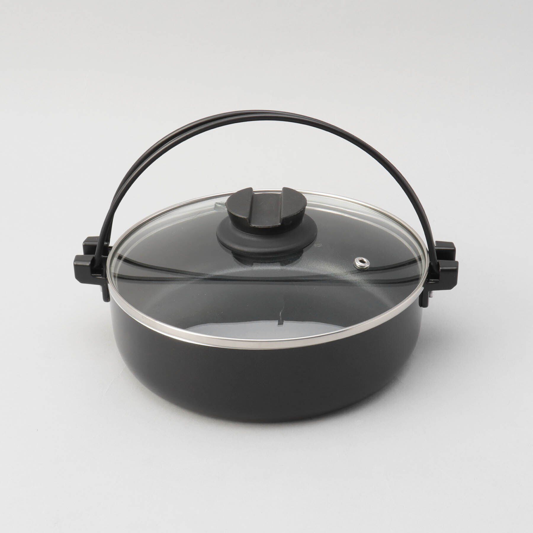 212 KITCHEN STORE「◆おうち御膳 ふっ素加工 IH対応 ガラス蓋付 すきやき鍋 20cm」|食器・キッチングッズ|その他