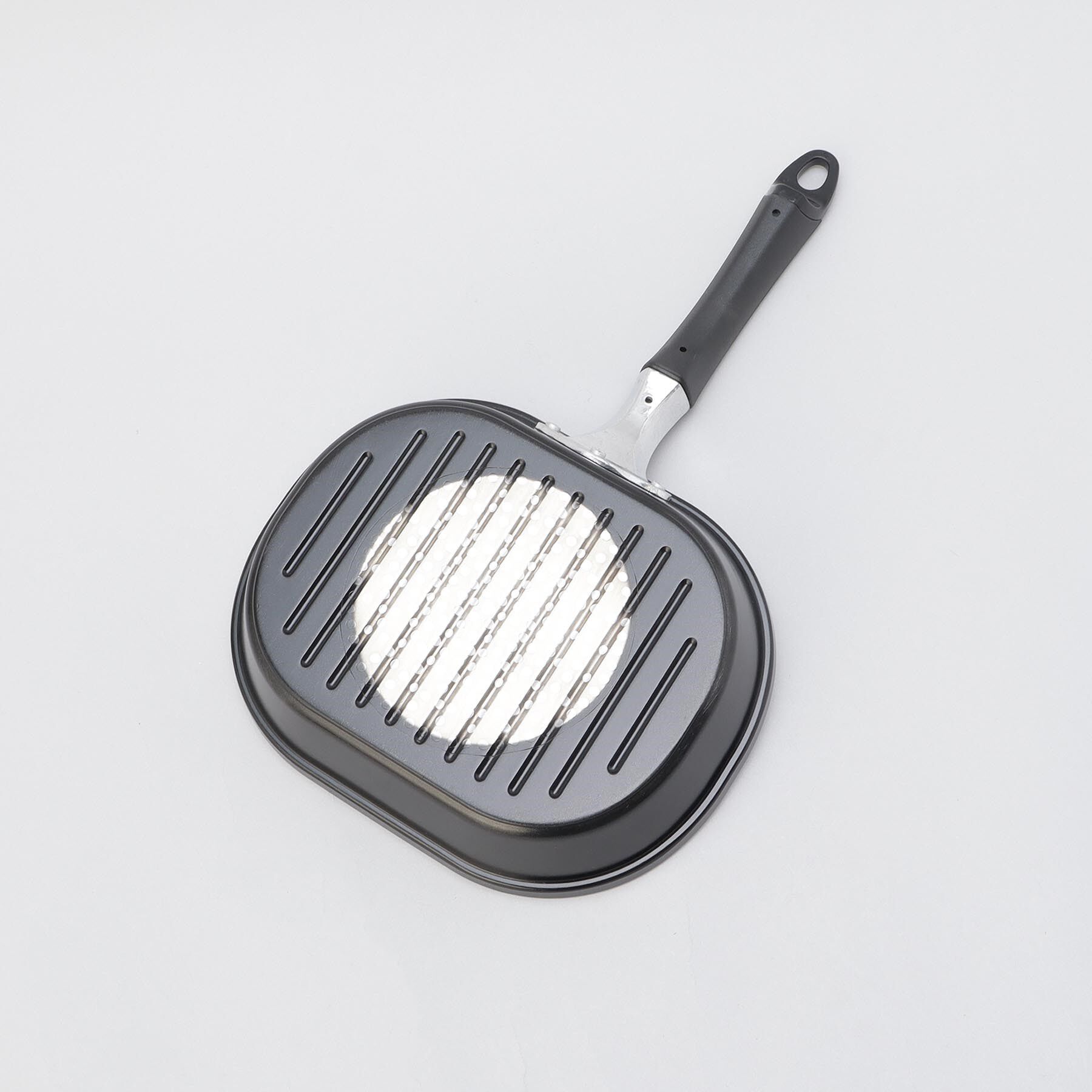 212 KITCHEN STORE「グリルファン ふっ素加工IH対応ガラス蓋付ワイドパン ミニ」|食器・キッチングッズ|