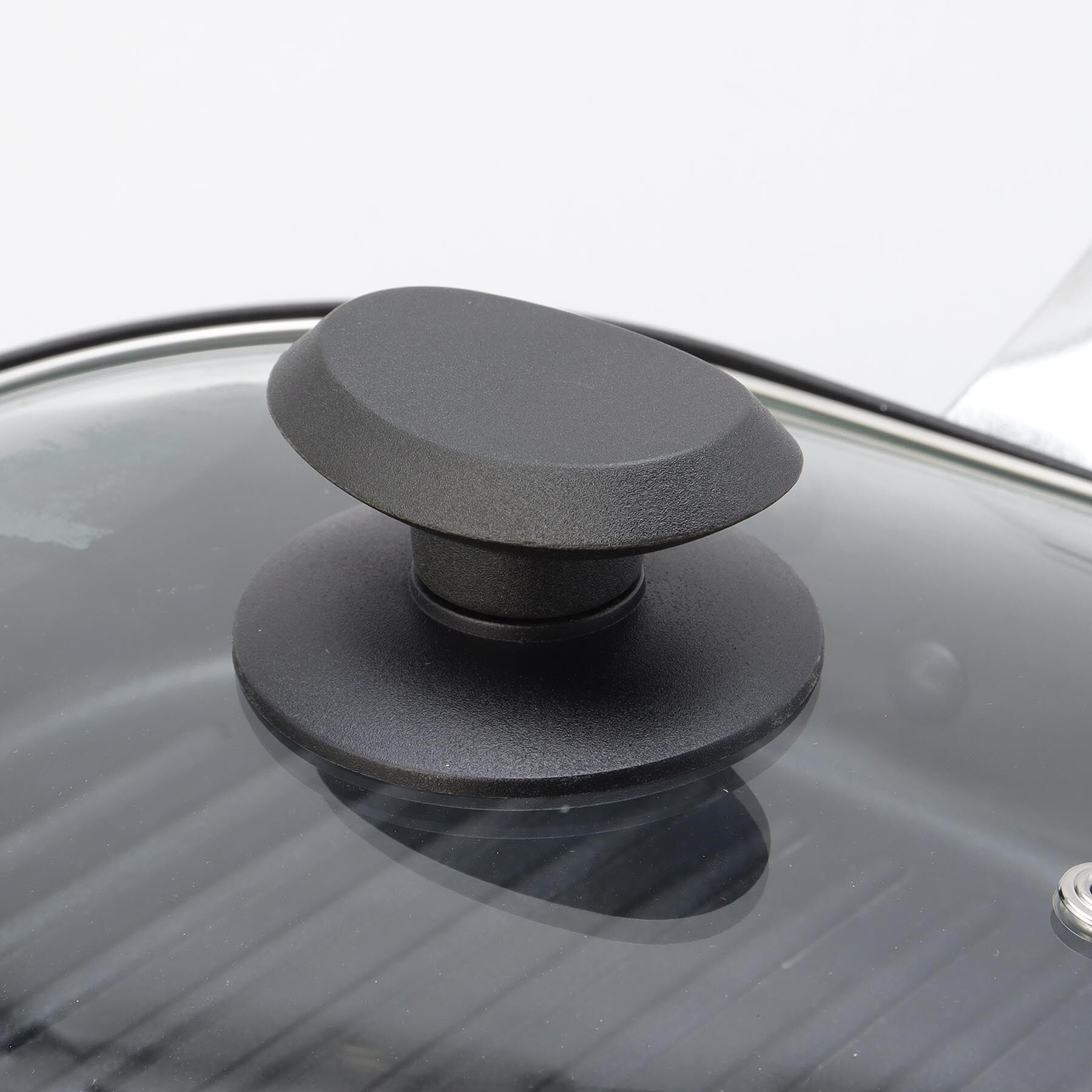 212 KITCHEN STORE「グリルファン ふっ素加工IH対応ガラス蓋付ワイドパン ミニ」|食器・キッチングッズ|