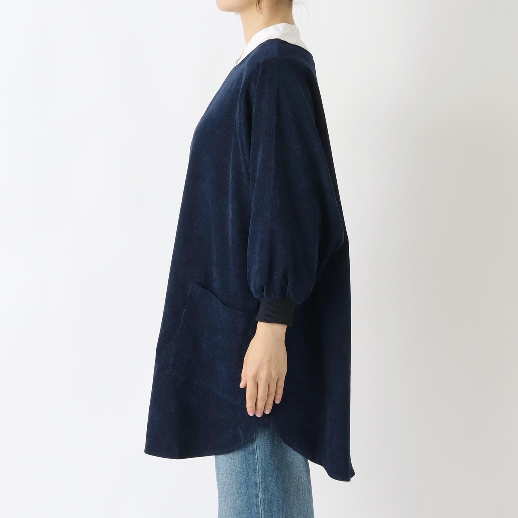 212 KITCHEN STORE「サニーコーデュロイ 花びらリブ袖かっぽうぎ NV」|食器・キッチングッズ|