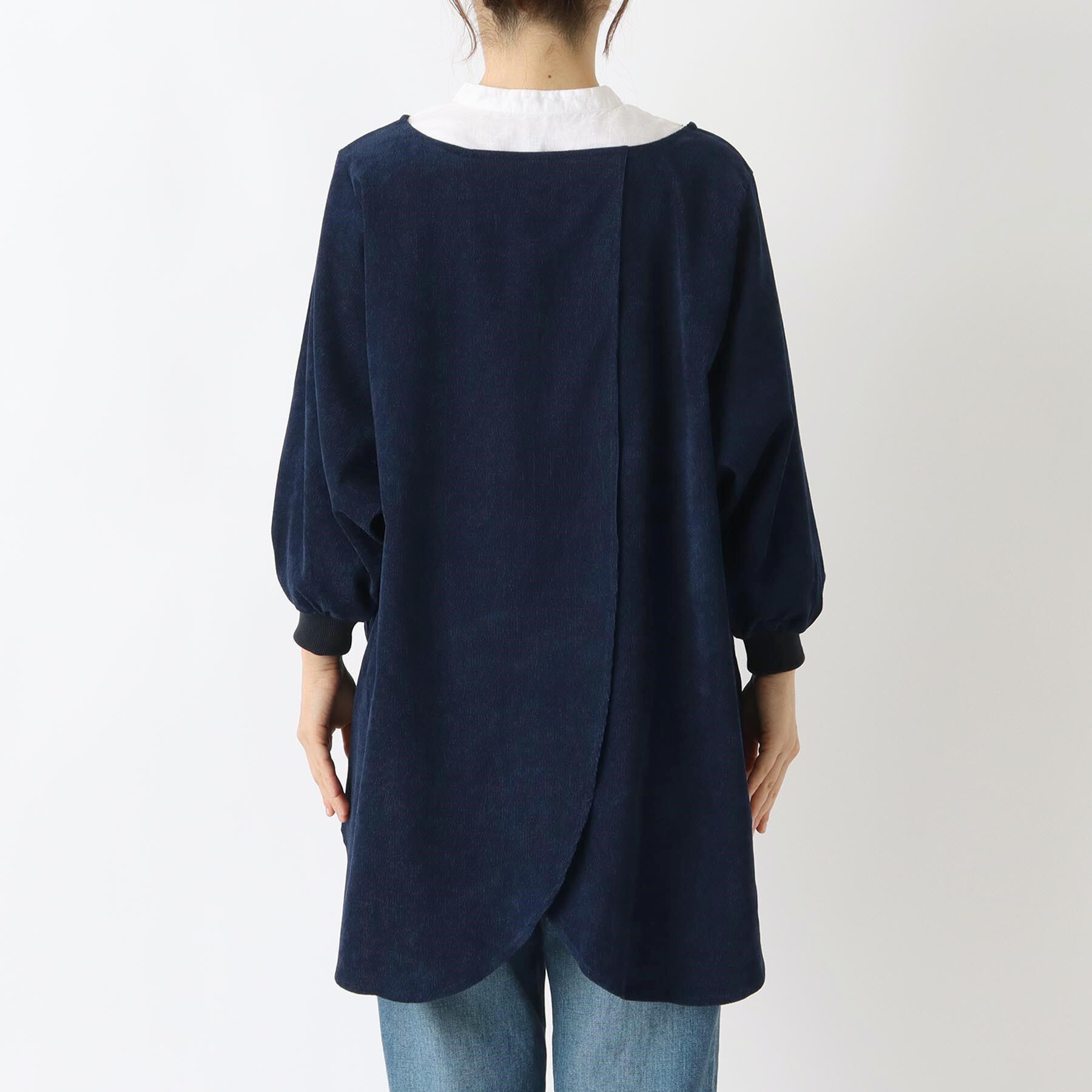 212 KITCHEN STORE「サニーコーデュロイ 花びらリブ袖かっぽうぎ NV」|食器・キッチングッズ|