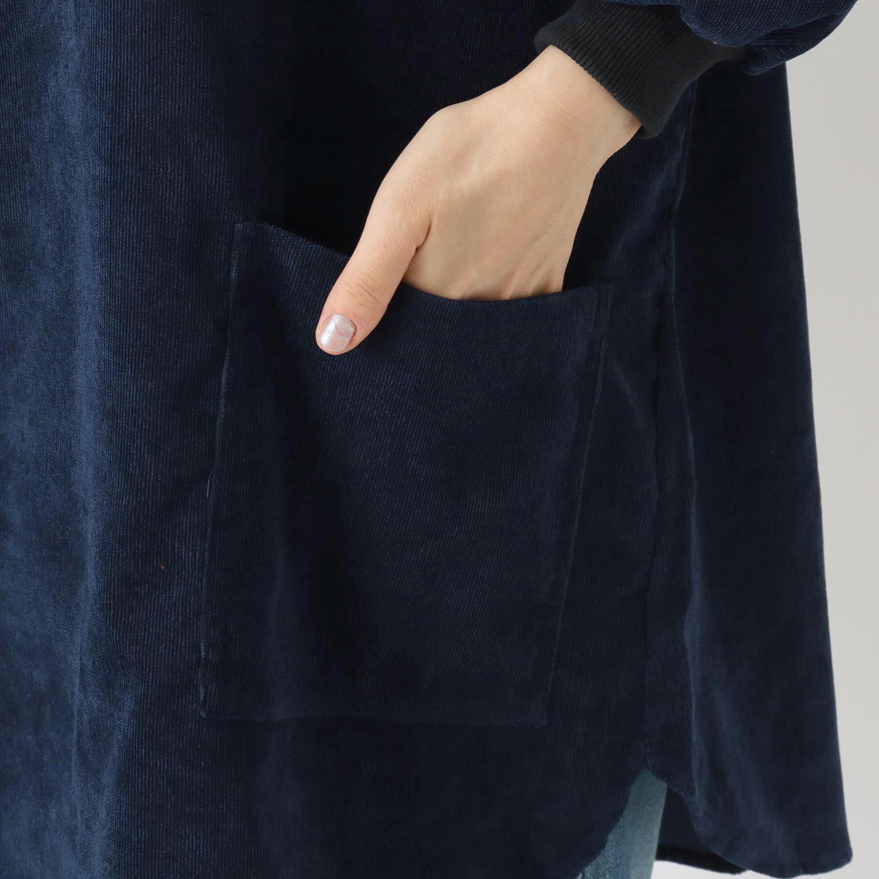 212 KITCHEN STORE「サニーコーデュロイ 花びらリブ袖かっぽうぎ NV」|食器・キッチングッズ|