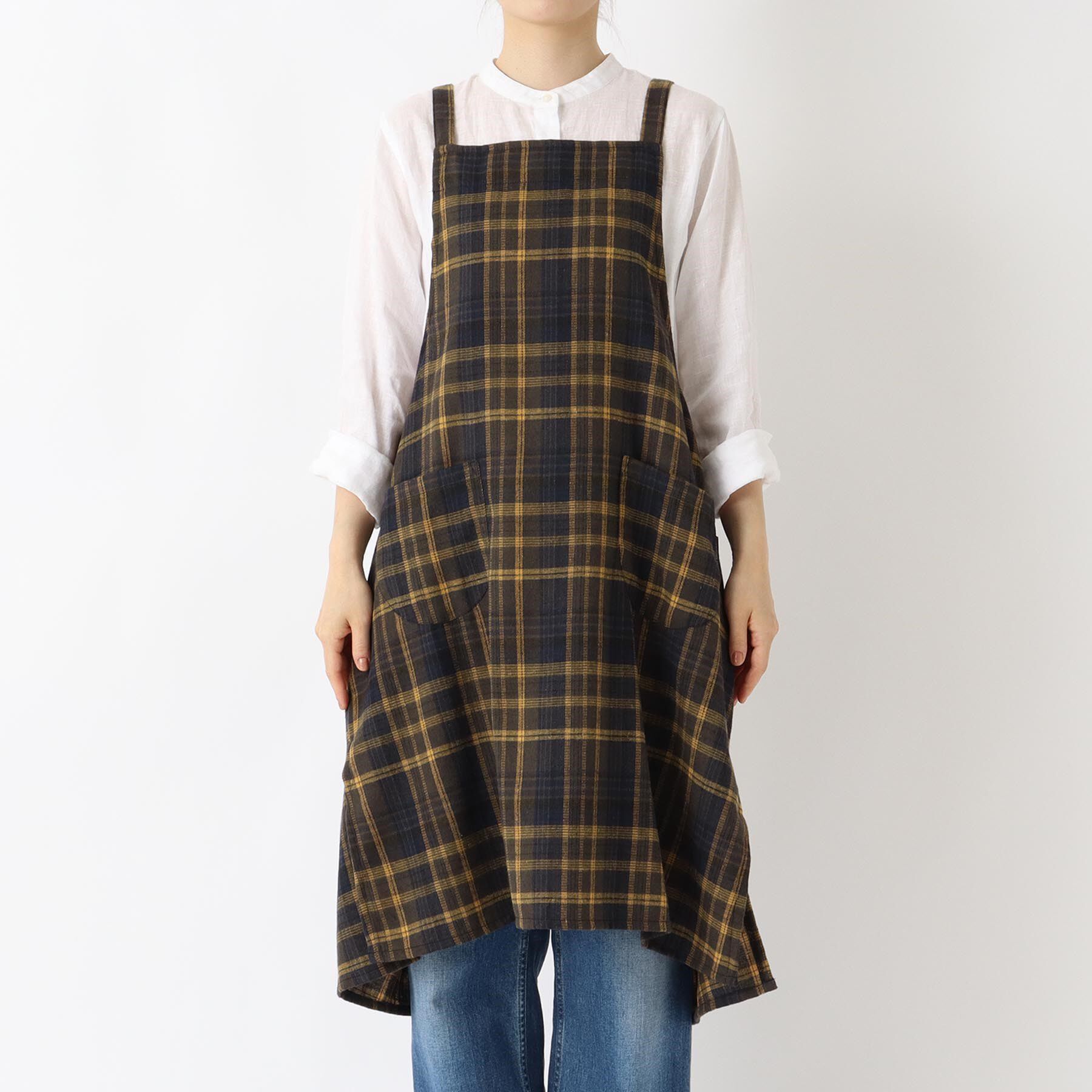 212 KITCHEN STORE「タータンチェックエプロン YE」|食器・キッチングッズ|