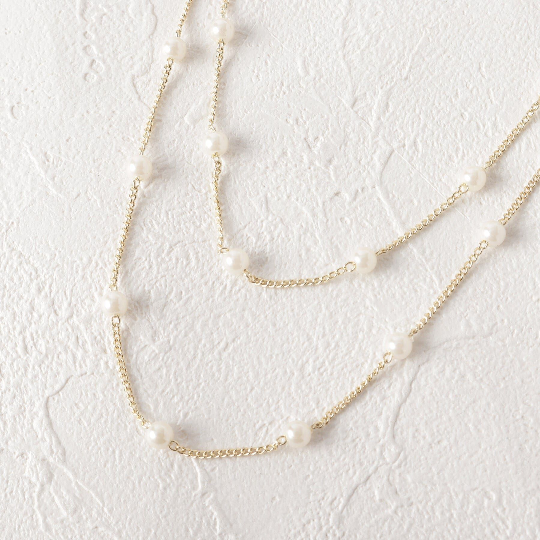 Grandedge「2連パール調チェーン付きリボンバレッタ」|その他|