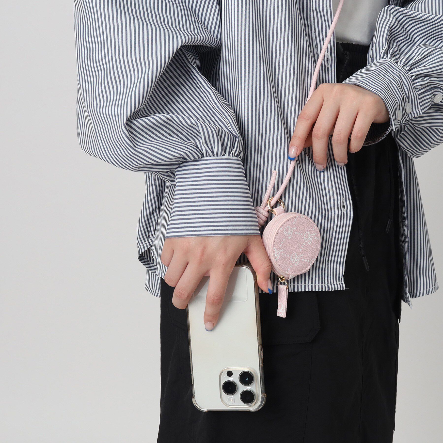 Grandedge「ポーチ付きスマホショルダー」|ストラップ|