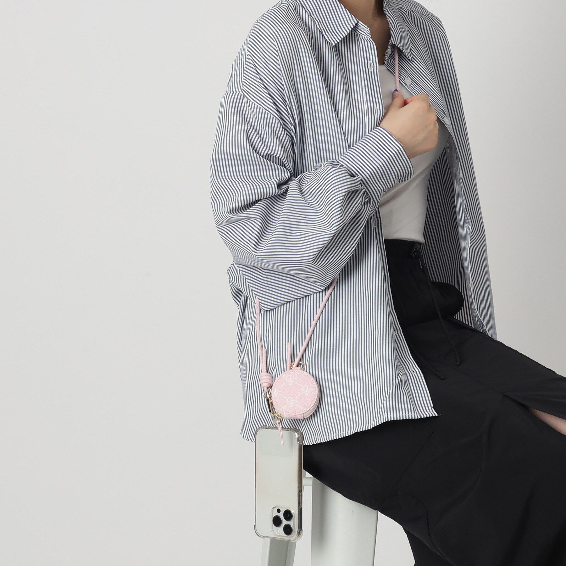 Grandedge「ポーチ付きスマホショルダー」|ストラップ|