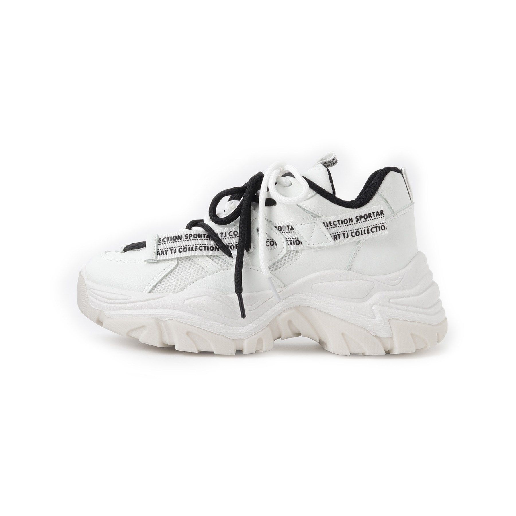 csT&P「厚底ロゴ柄ダッドスニーカー」|スニーカー|