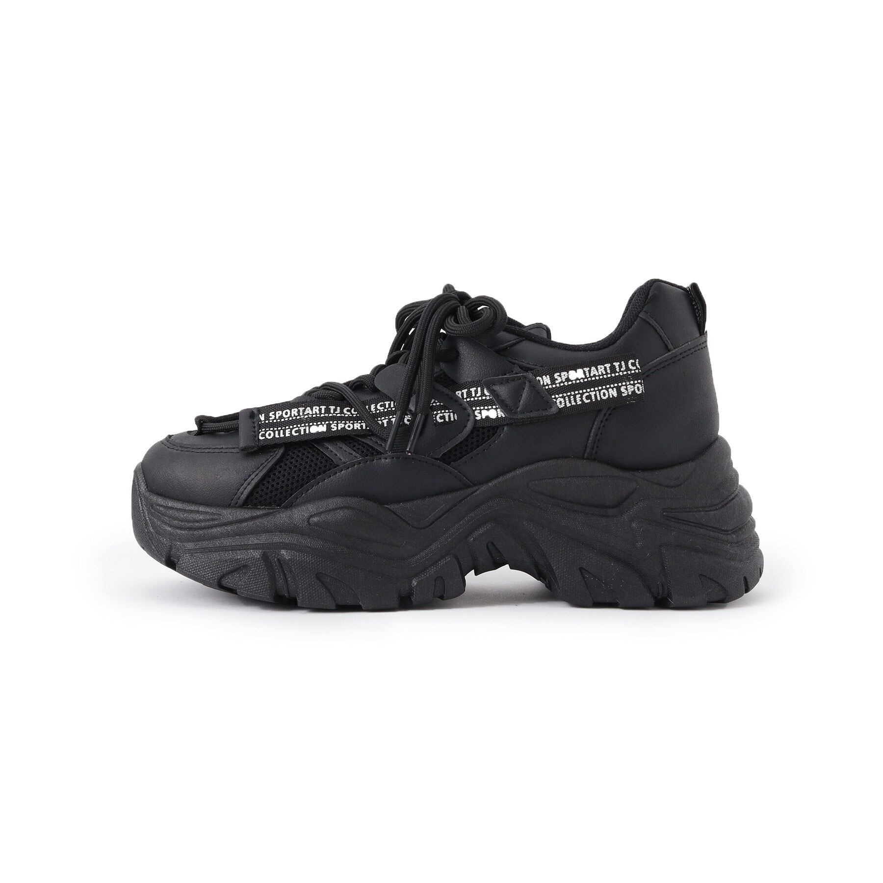 csT&P「厚底ロゴ柄ダッドスニーカー」|スニーカー|