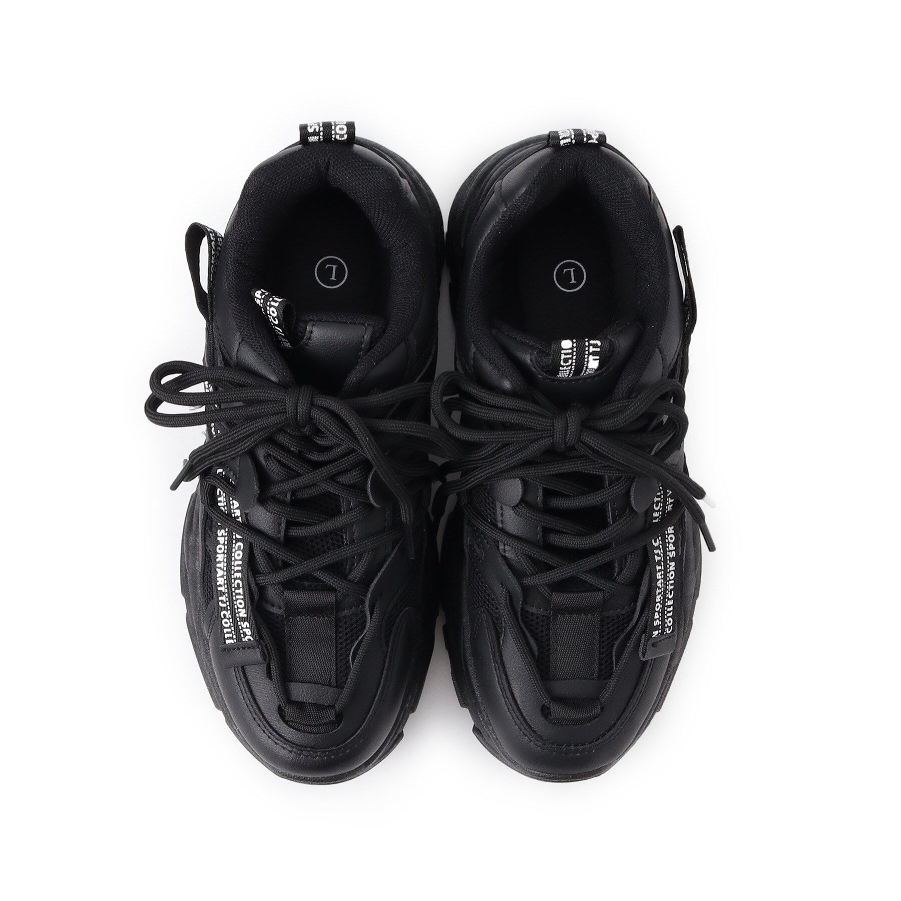 csT&P「厚底ロゴ柄ダッドスニーカー」|スニーカー|