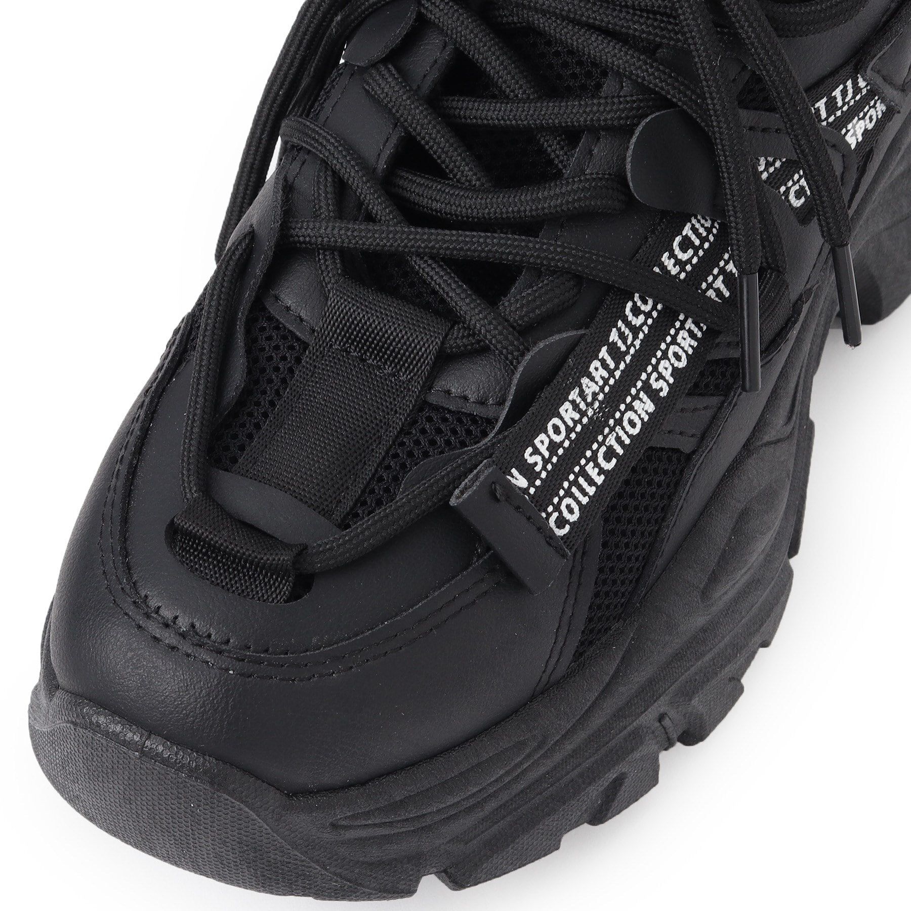 csT&P「厚底ロゴ柄ダッドスニーカー」|スニーカー|