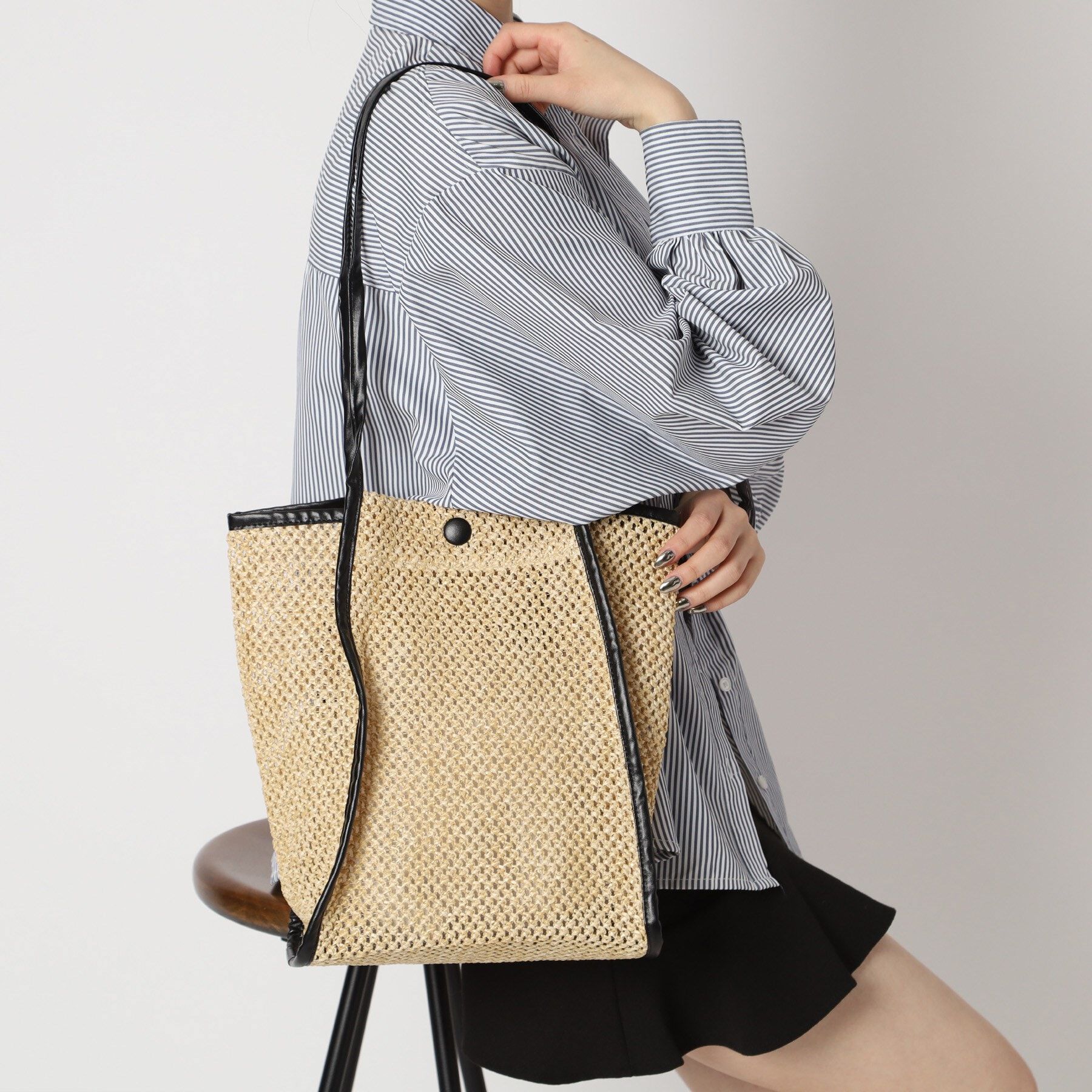 Ober Tashe「雑材トートバッグ」|トートバッグ|