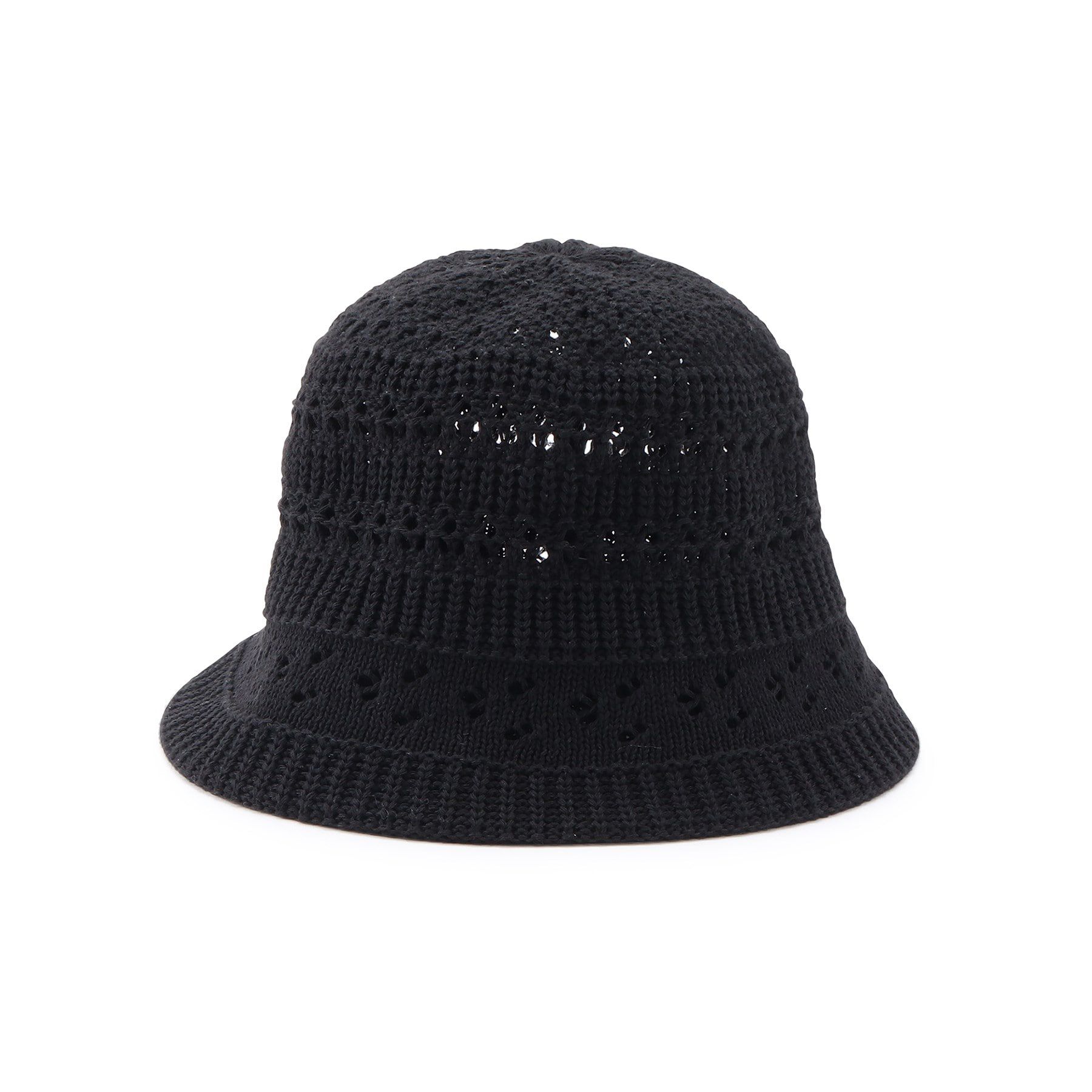 Grandedge「クロシェサーモハット」|ハット|ブラック(019)