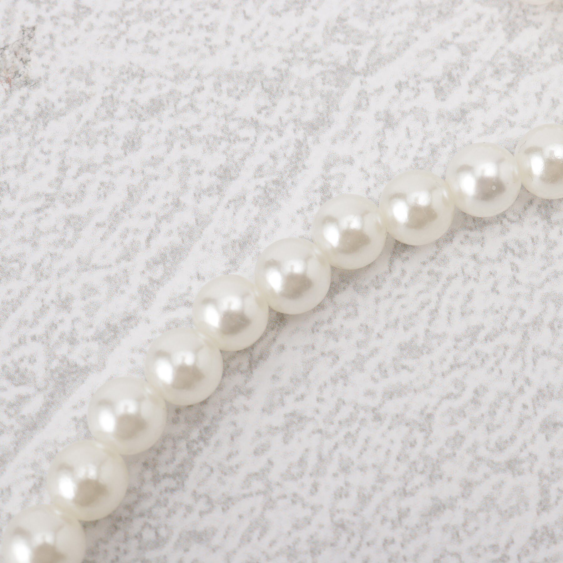 Grandedge「パール調リボンチャーム」|キーケース|