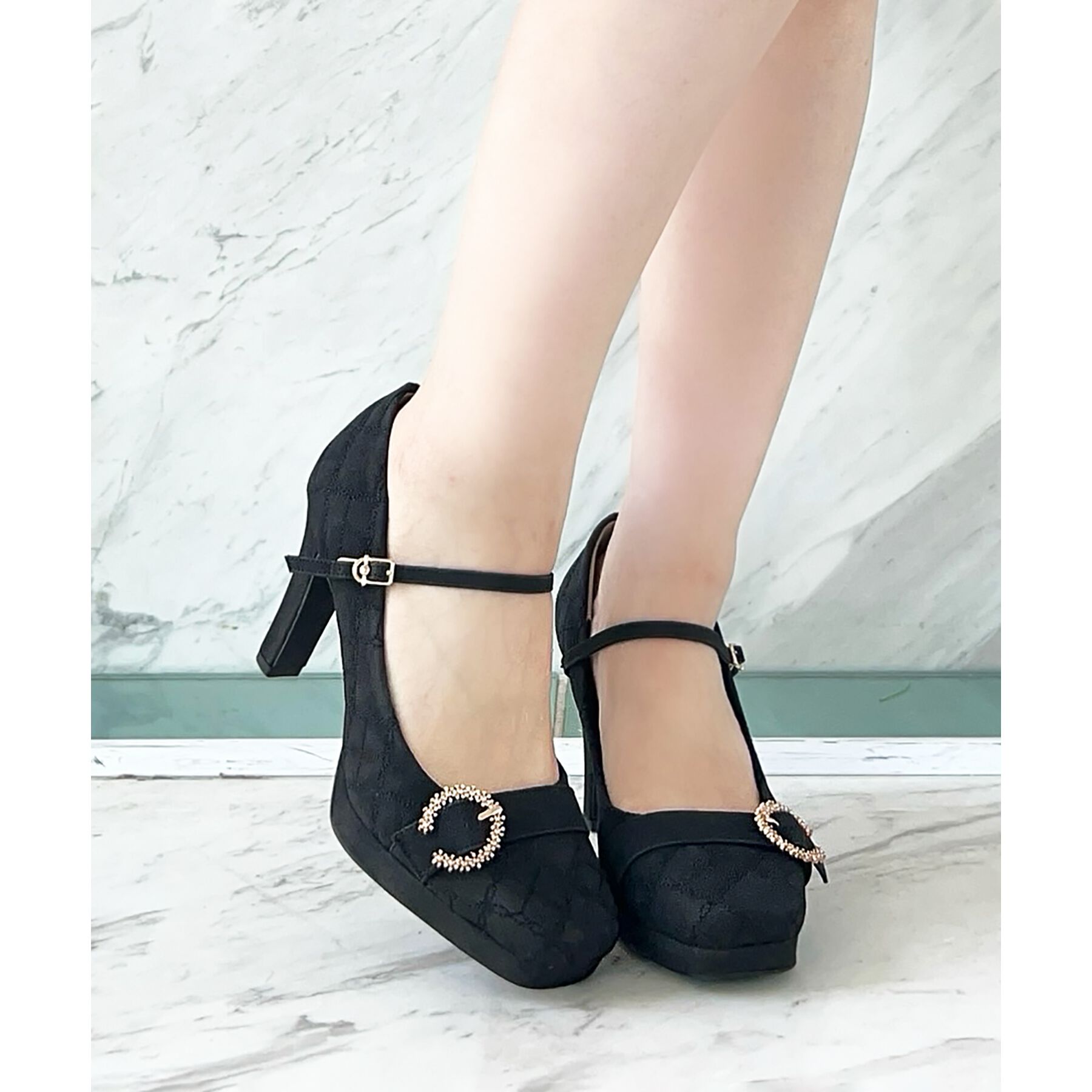 ESPERANZA「《先行予約》オリジナルキルティングパンプス」|パンプス|