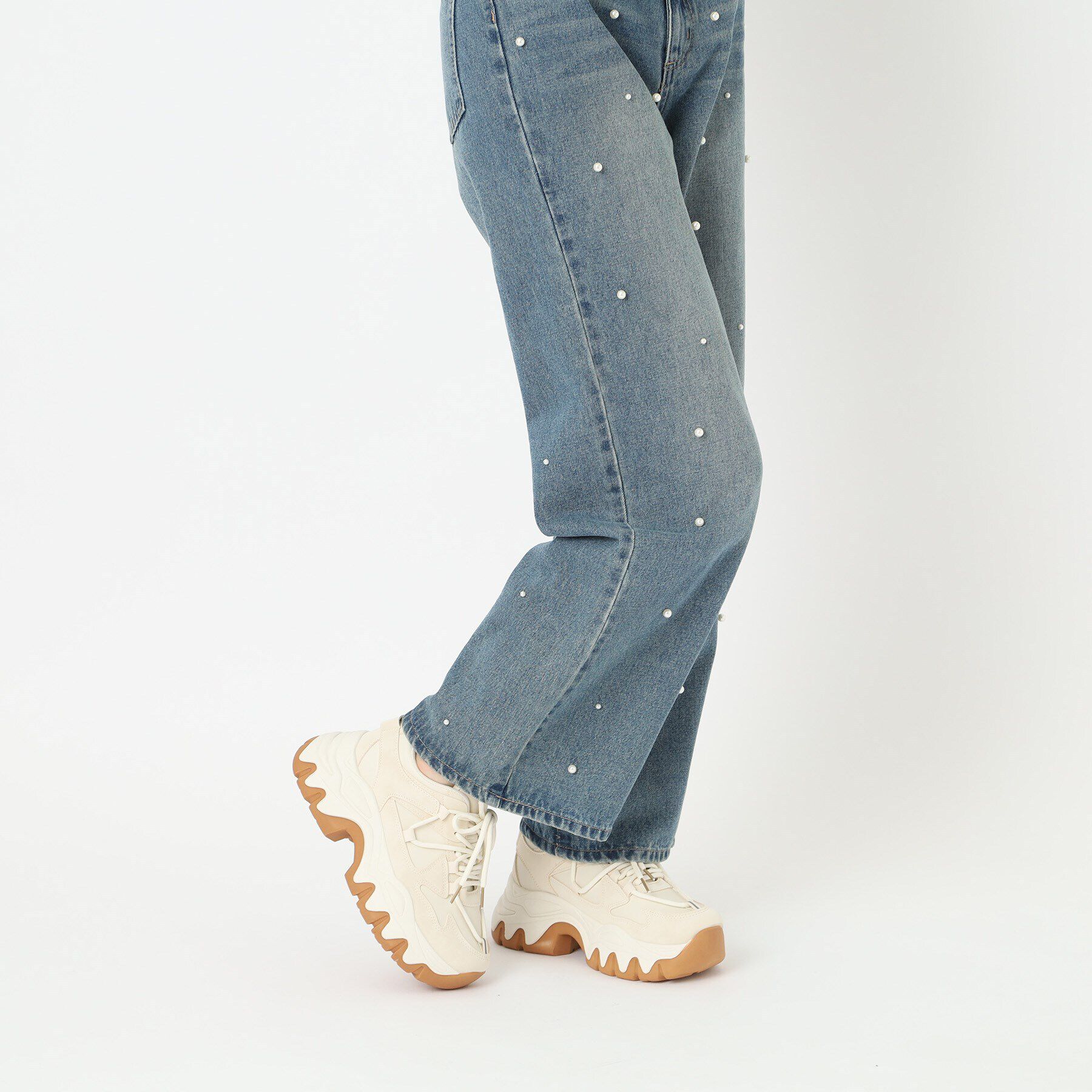 csT&P「厚底ダットカラーコンビスニーカー」|スニーカー|