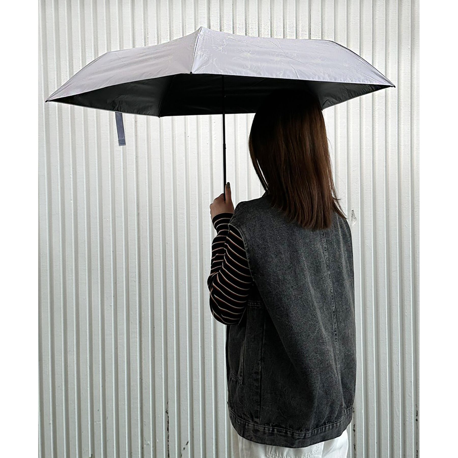 Ober Tashe「【軽量約120g/紫外線遮蔽率99.9％以上/遮光率99.9％以上/晴雨兼用/日傘/折りたたみ傘/U」|傘|