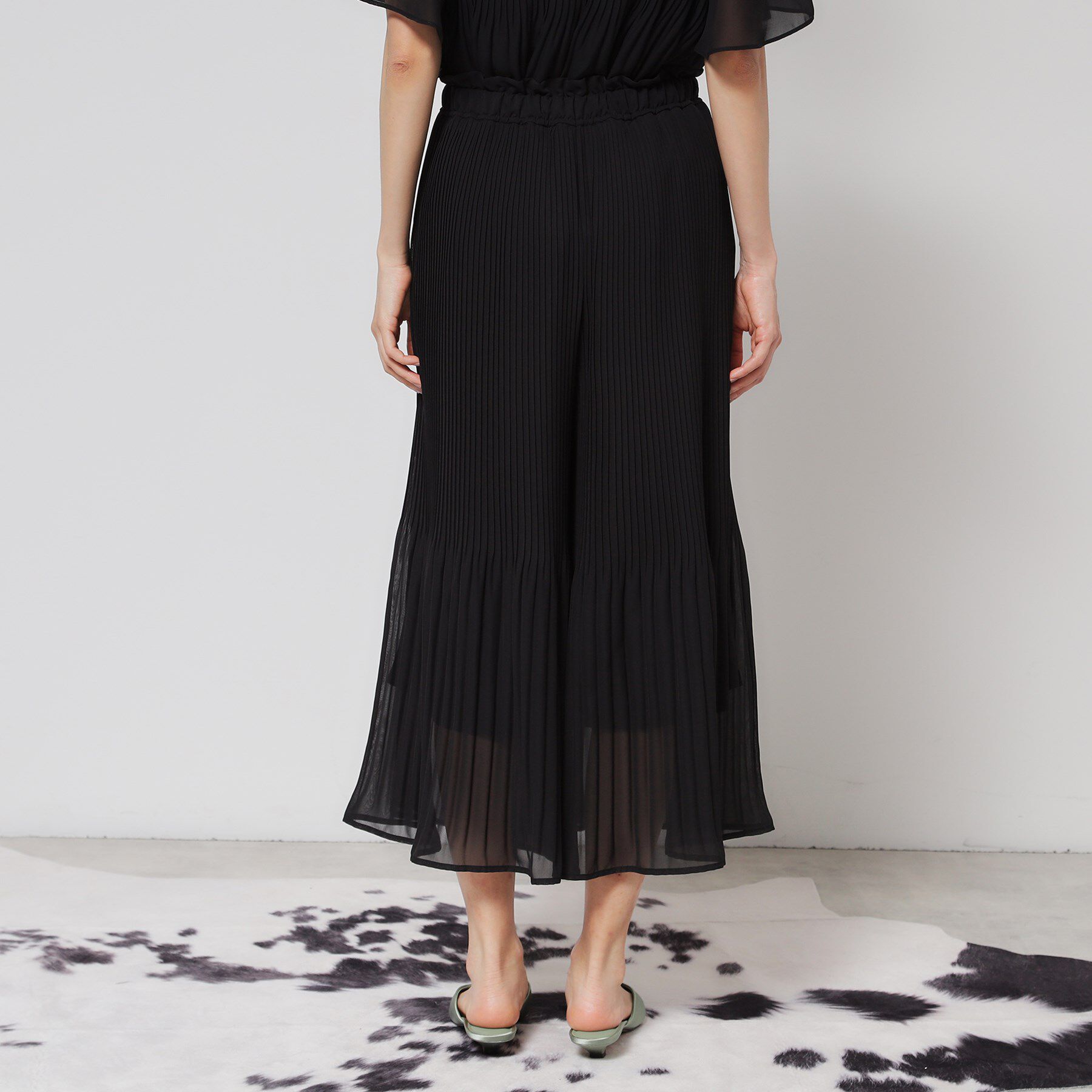 SunaUna「【ウエストゴム／ウォッシャブル】プリーツパンツ」|その他|