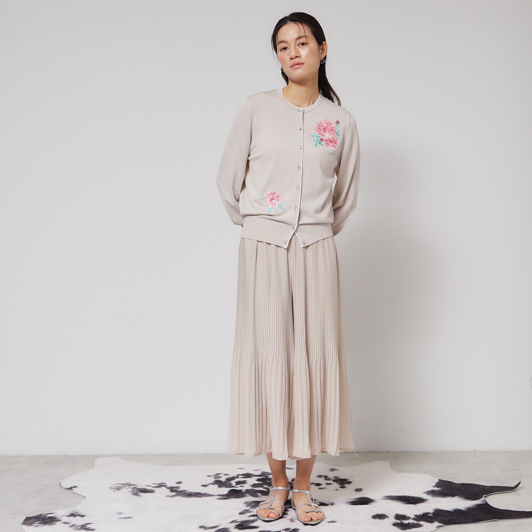 SunaUna「【ウエストゴム／ウォッシャブル】プリーツパンツ」|その他|