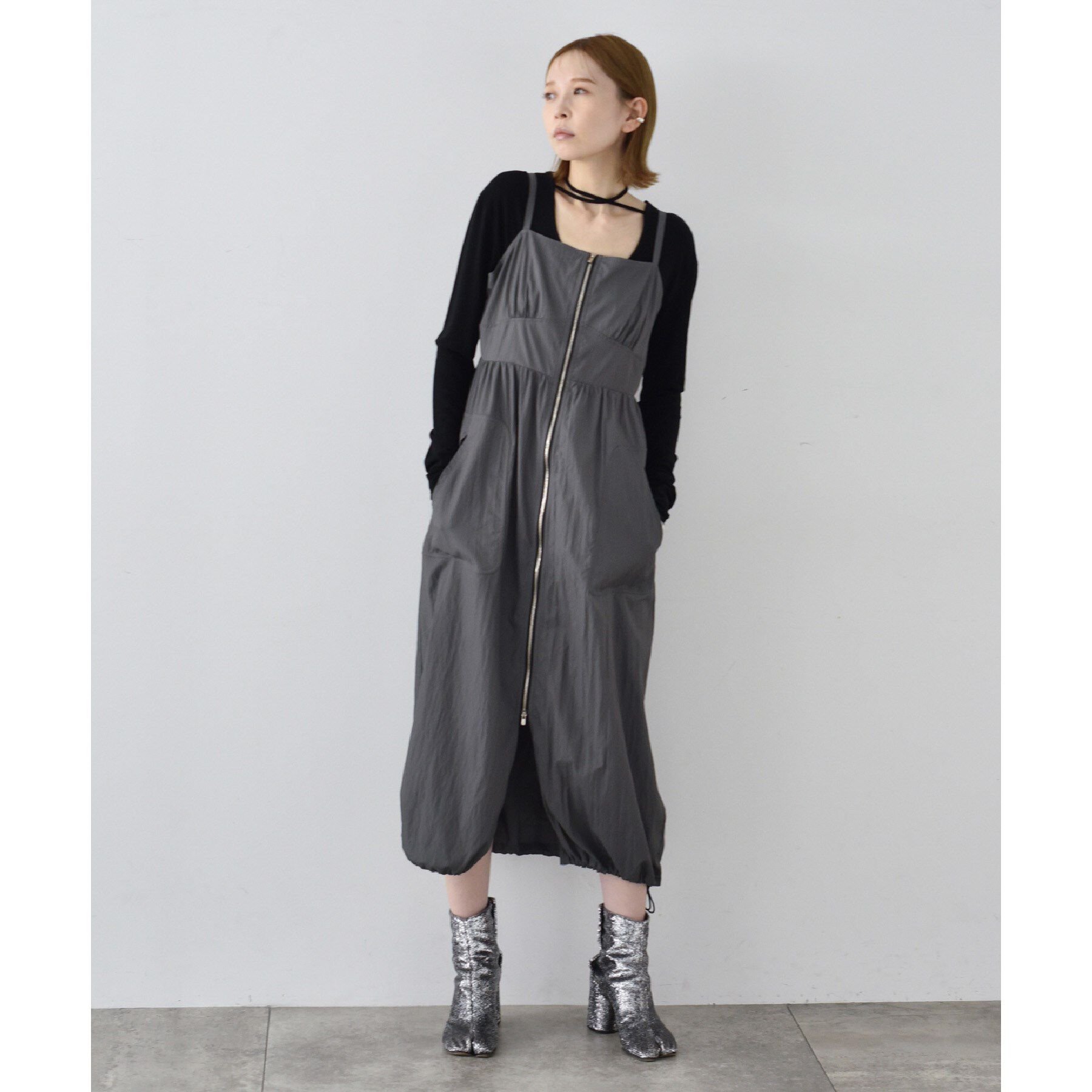 CODE A「zip－front dress」|ワンピース|