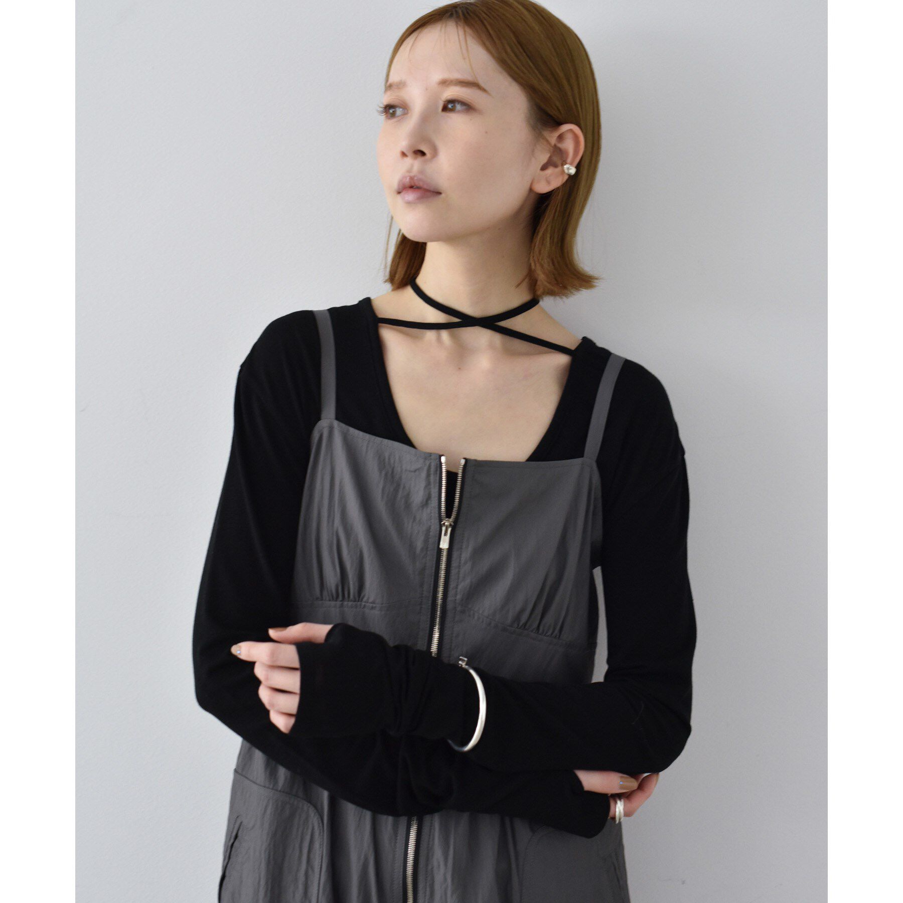 CODE A「zip－front dress」|ワンピース|