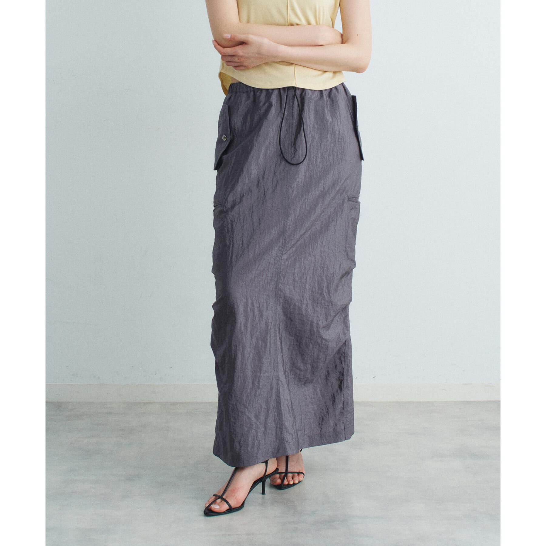 CODE A「nylon utility skirt」|スカート|