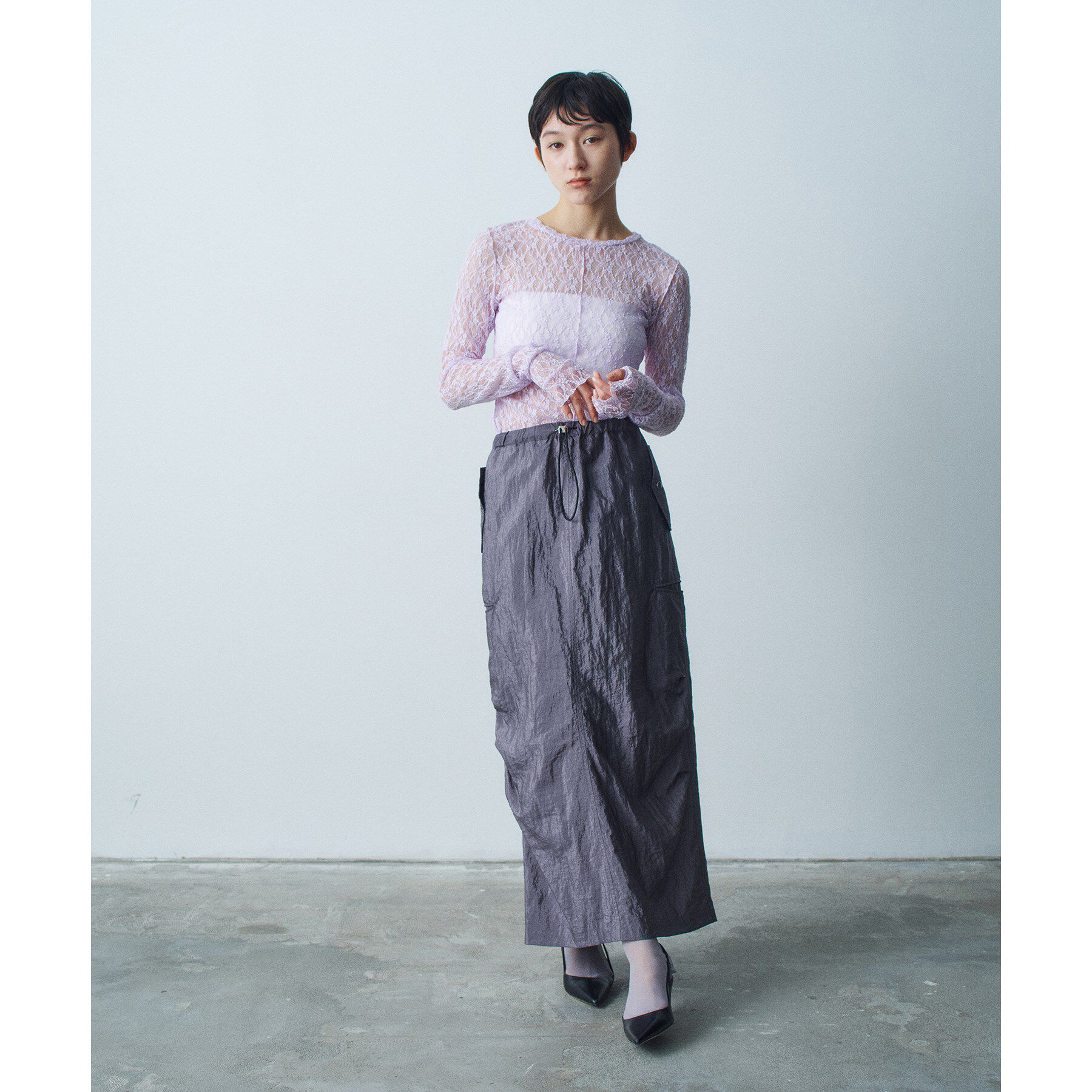 CODE A「nylon utility skirt」|スカート|