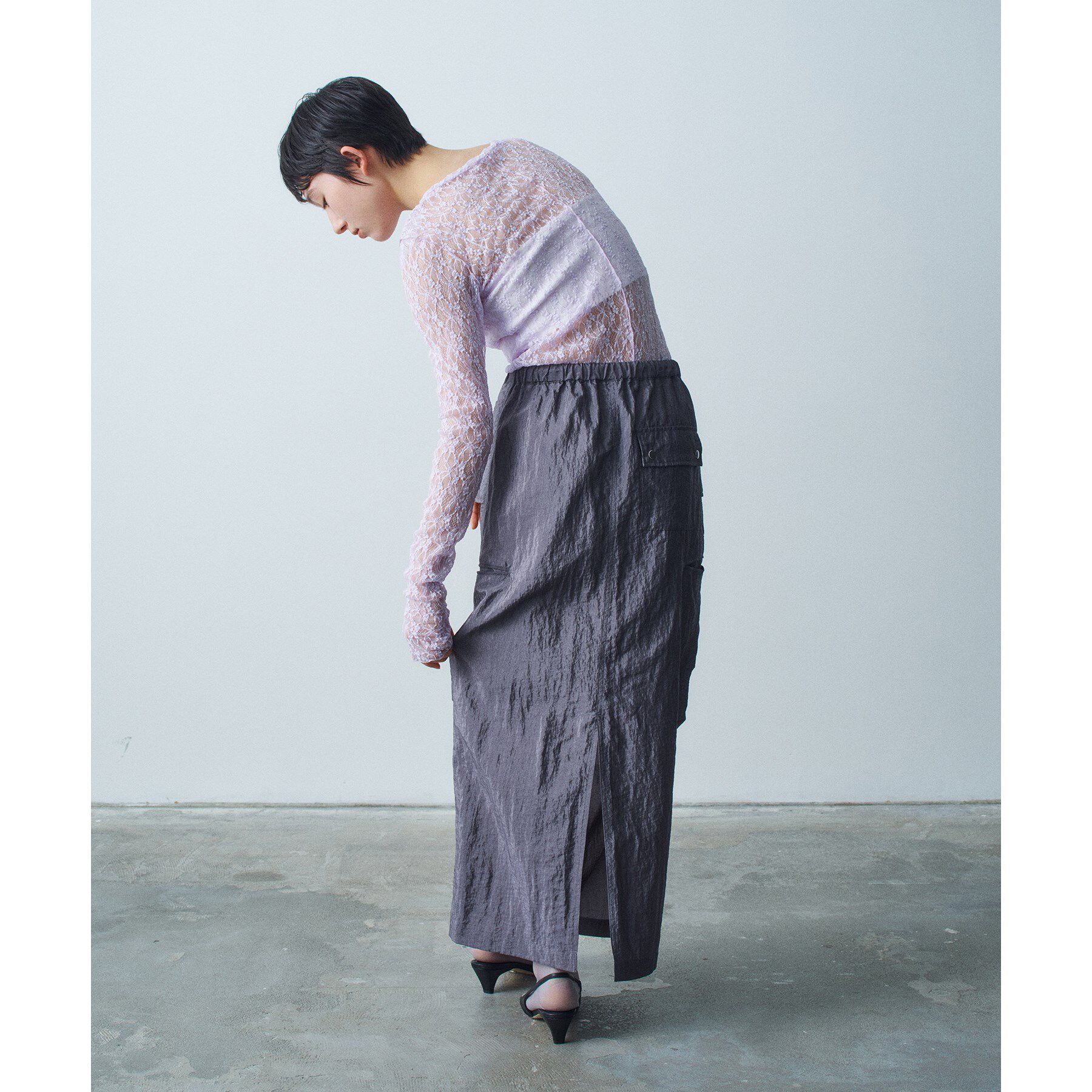 CODE A「nylon utility skirt」|スカート|