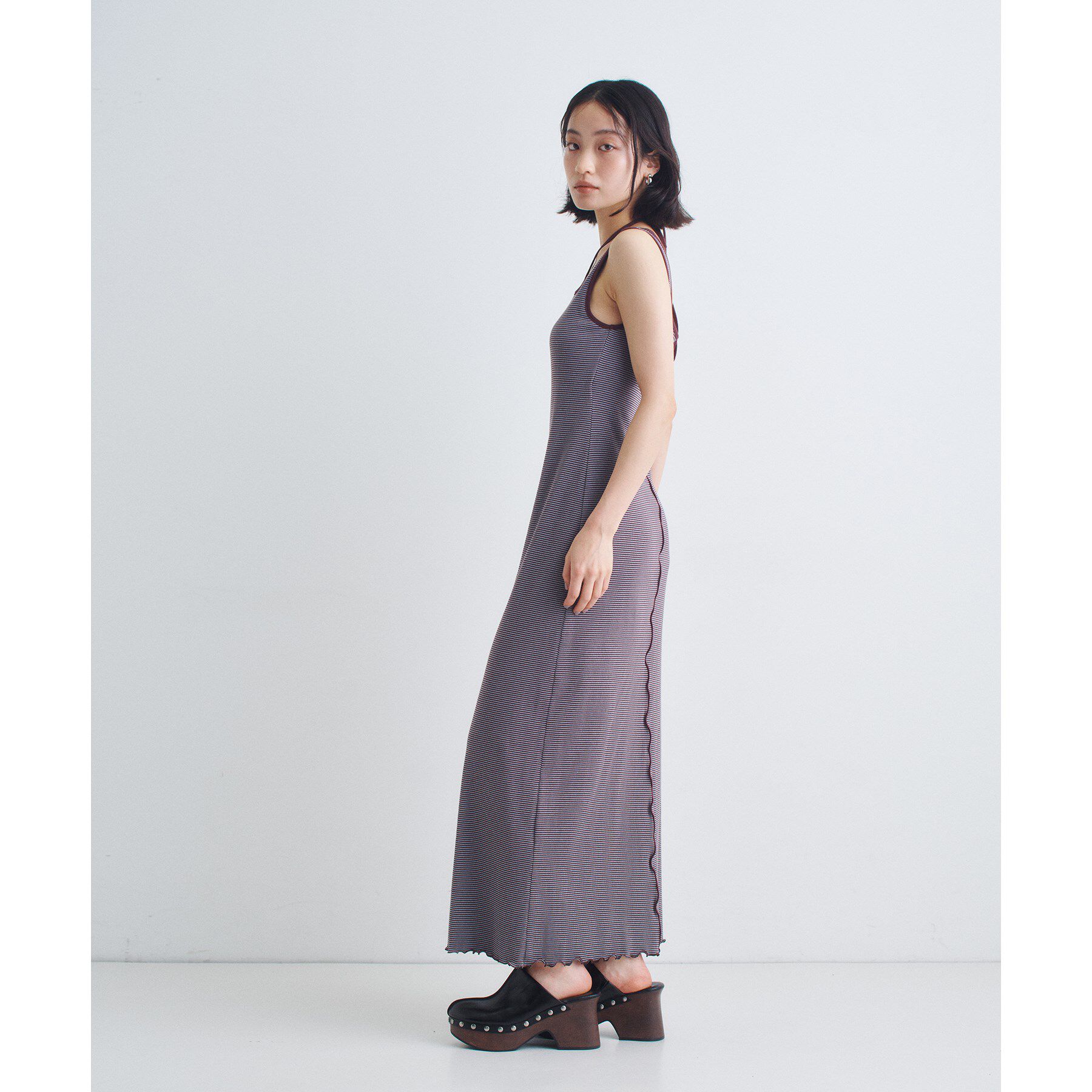 CODE A「chic border jersey dress」|ワンピース|