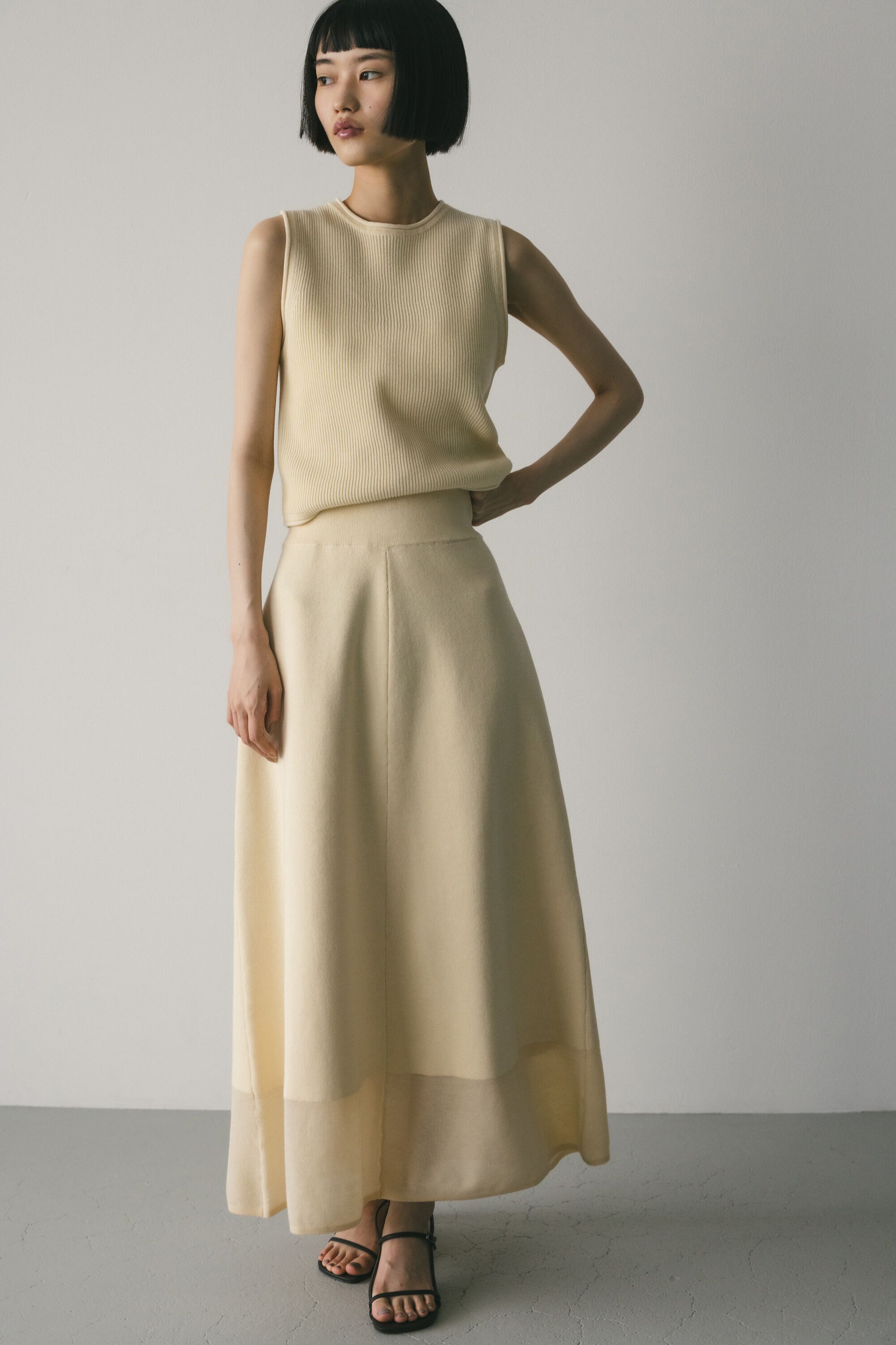 STYLEMIXER「セットアップコンビネーションニットスカート」|スカート|