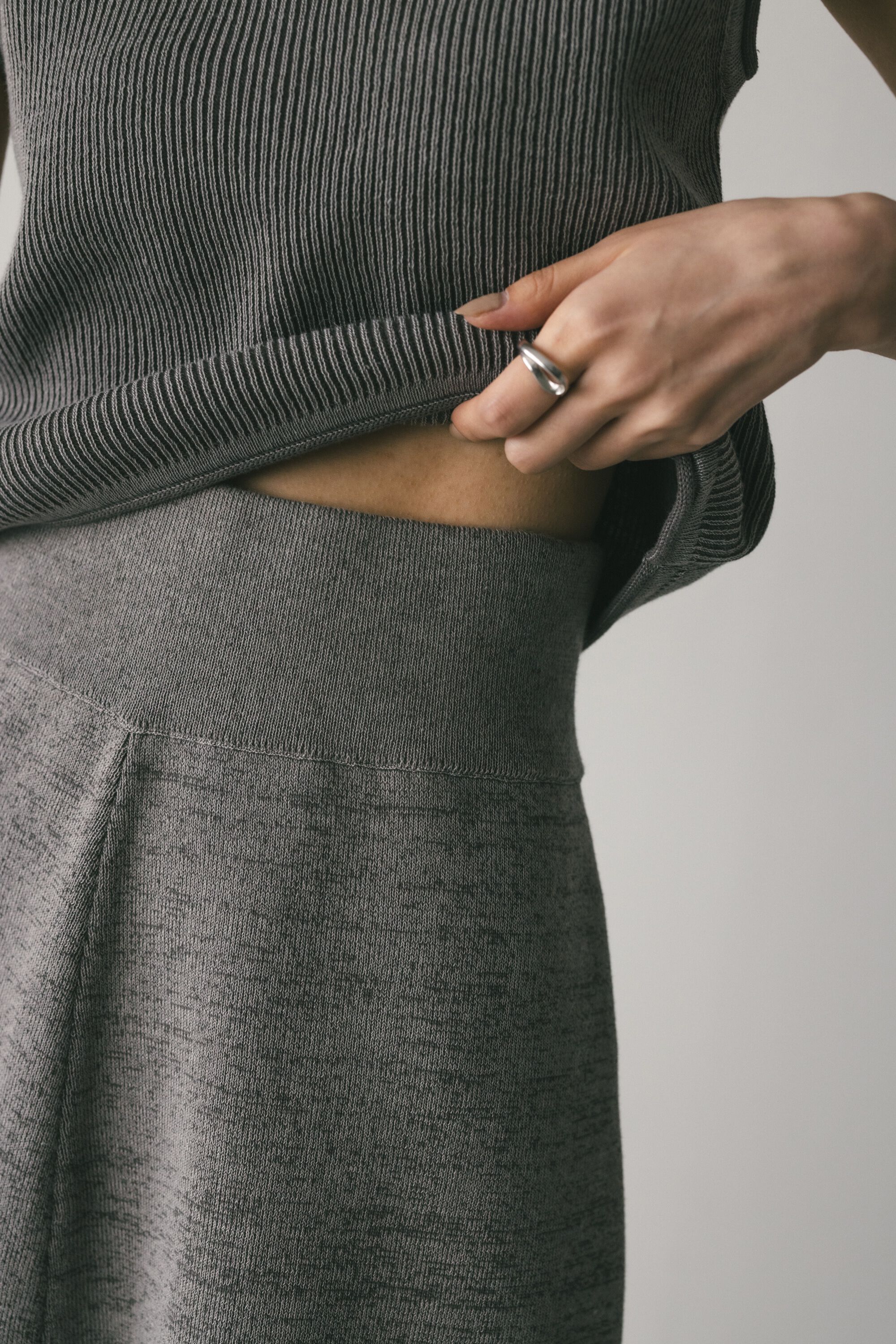 STYLEMIXER「セットアップコンビネーションニットスカート」|スカート|