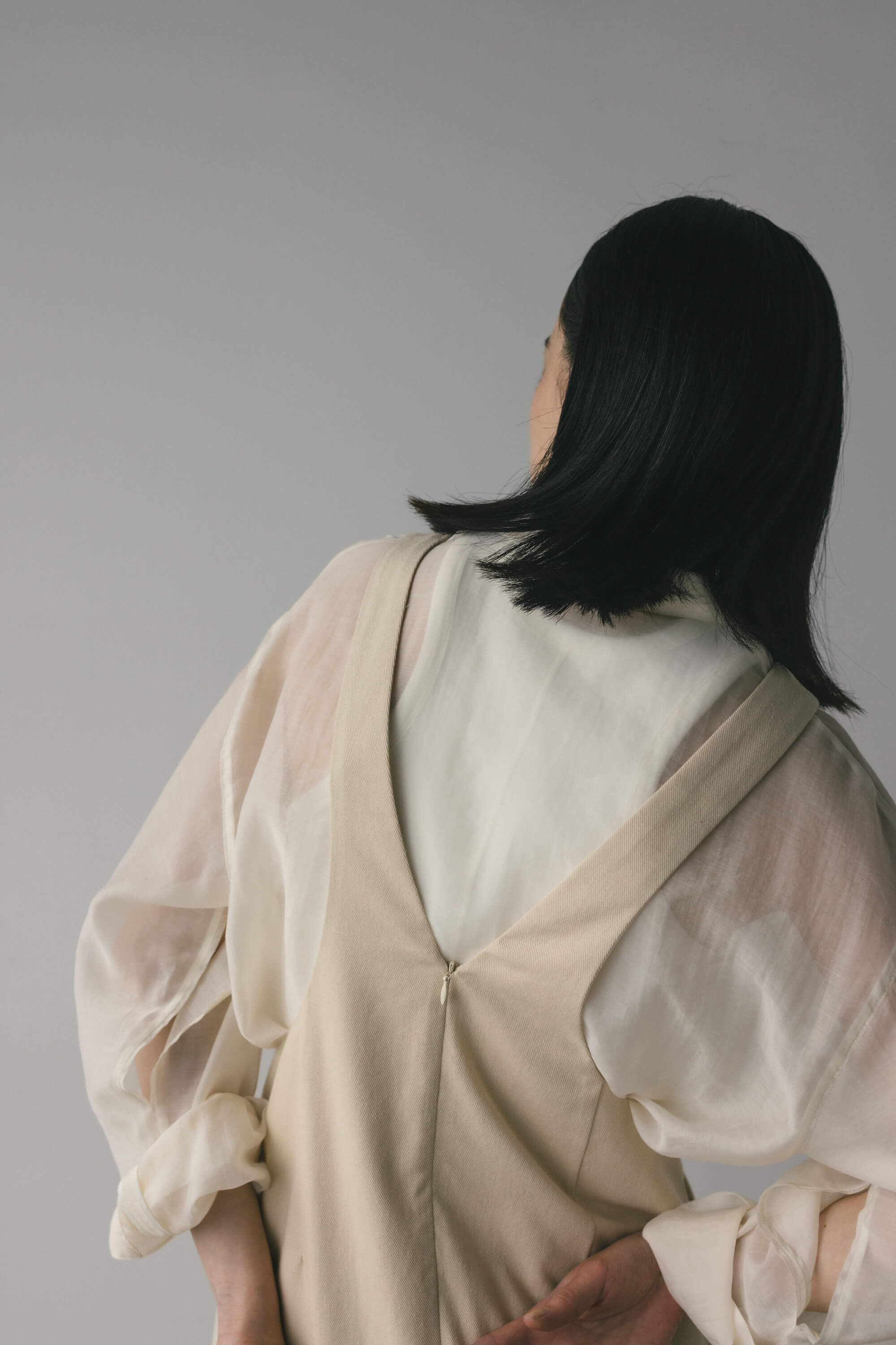 STYLEMIXER「ディープVジャンパースカート」|スカート|