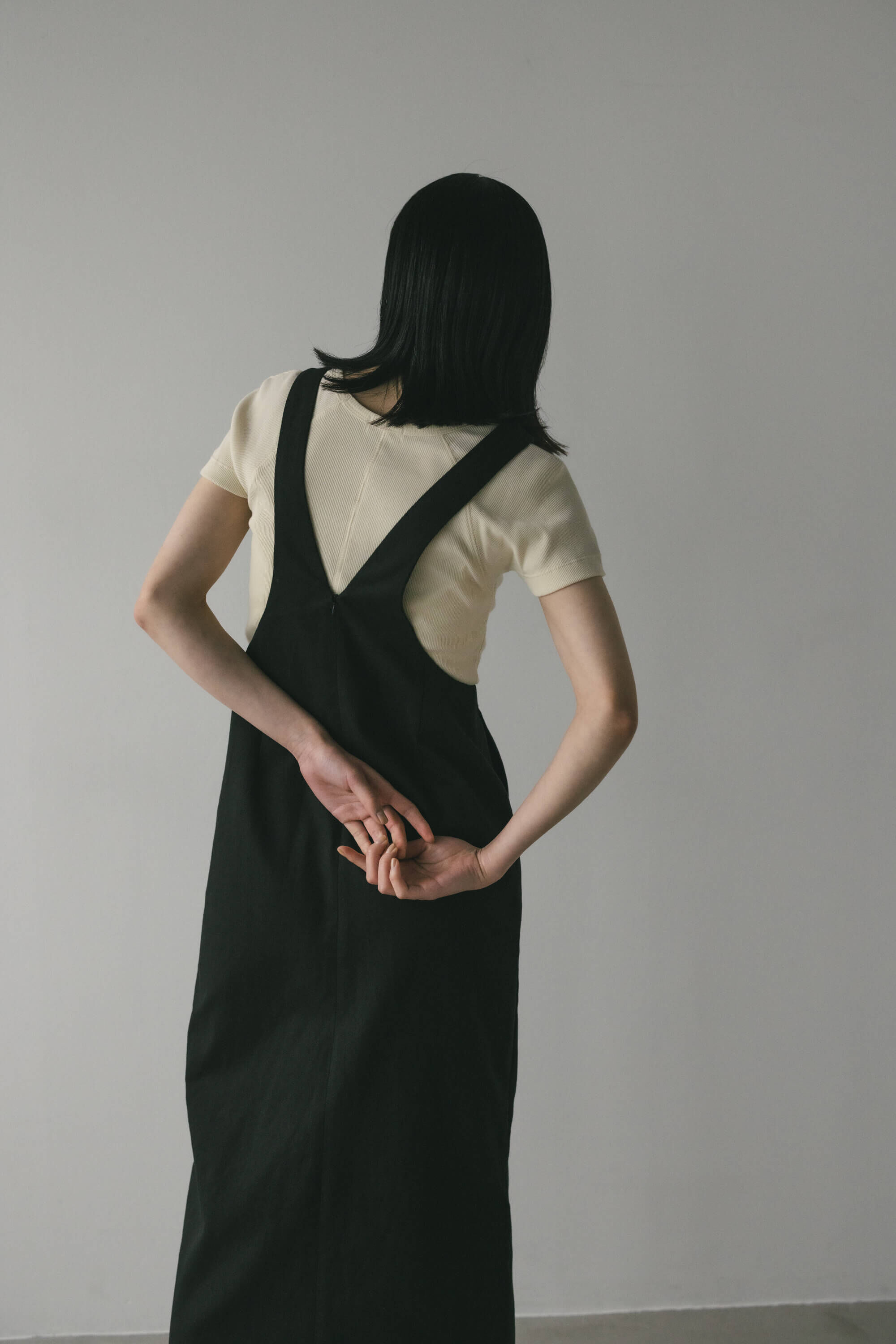 STYLEMIXER「ディープVジャンパースカート」|スカート|