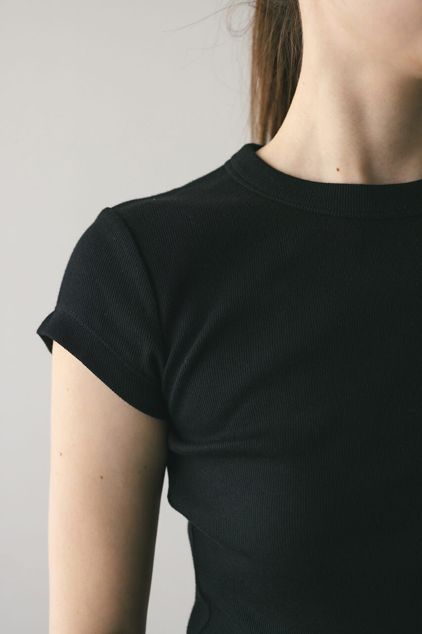 STYLEMIXER「ヘムラウンドフレンチスリーブT」|Tシャツ・カットソー|