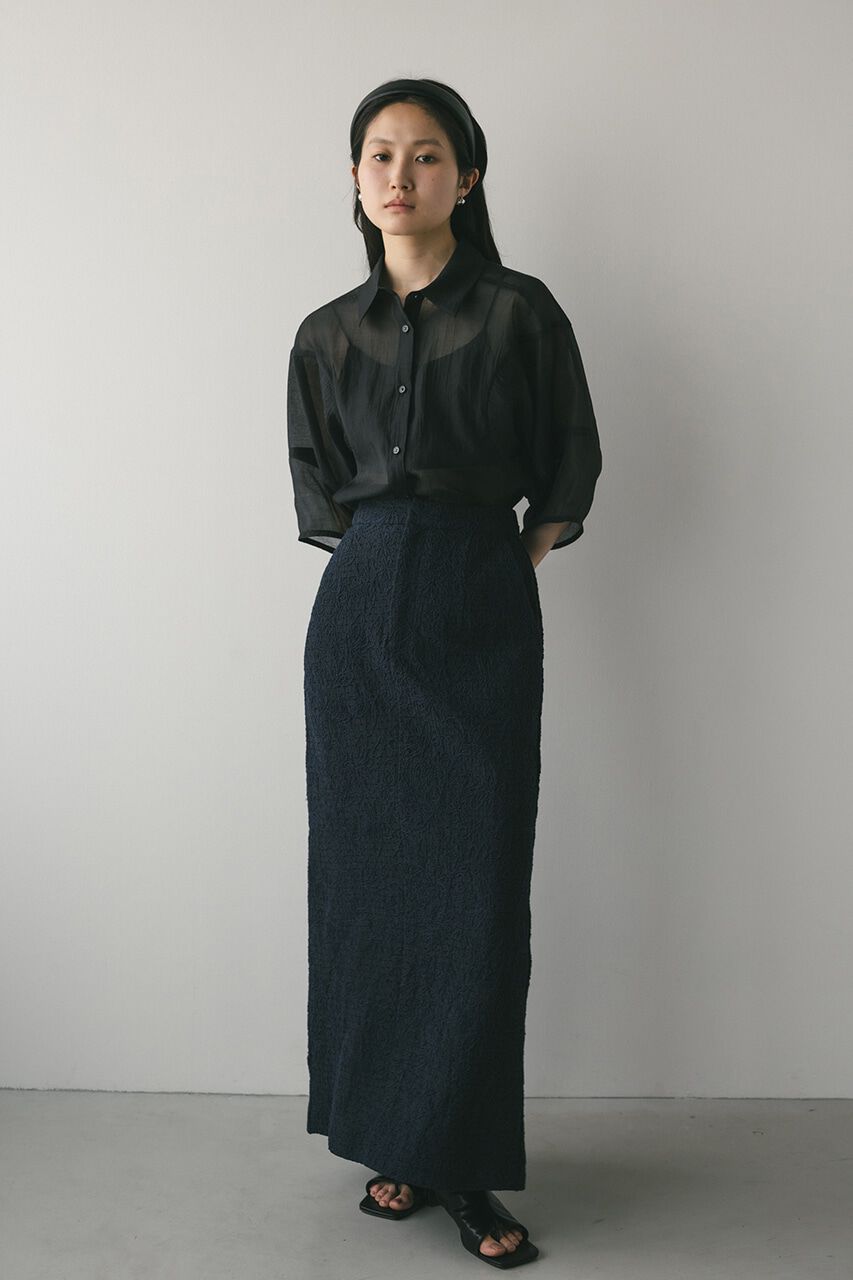 STYLEMIXER「コクーンスリーブシアーシャツ」|シャツ・ブラウス|