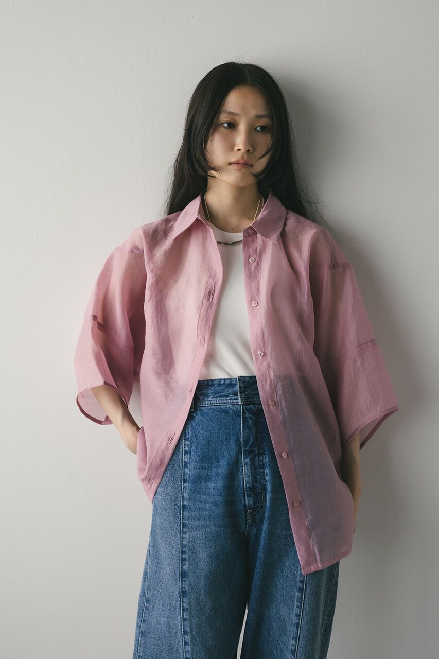 STYLEMIXER「コクーンスリーブシアーシャツ」|シャツ・ブラウス|