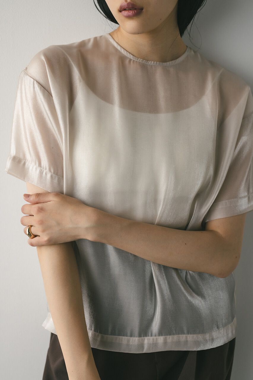 STYLEMIXER「メタリックシアートップ」|シャツ・ブラウス|
