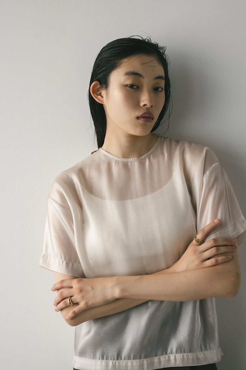 STYLEMIXER「メタリックシアートップ」|シャツ・ブラウス|