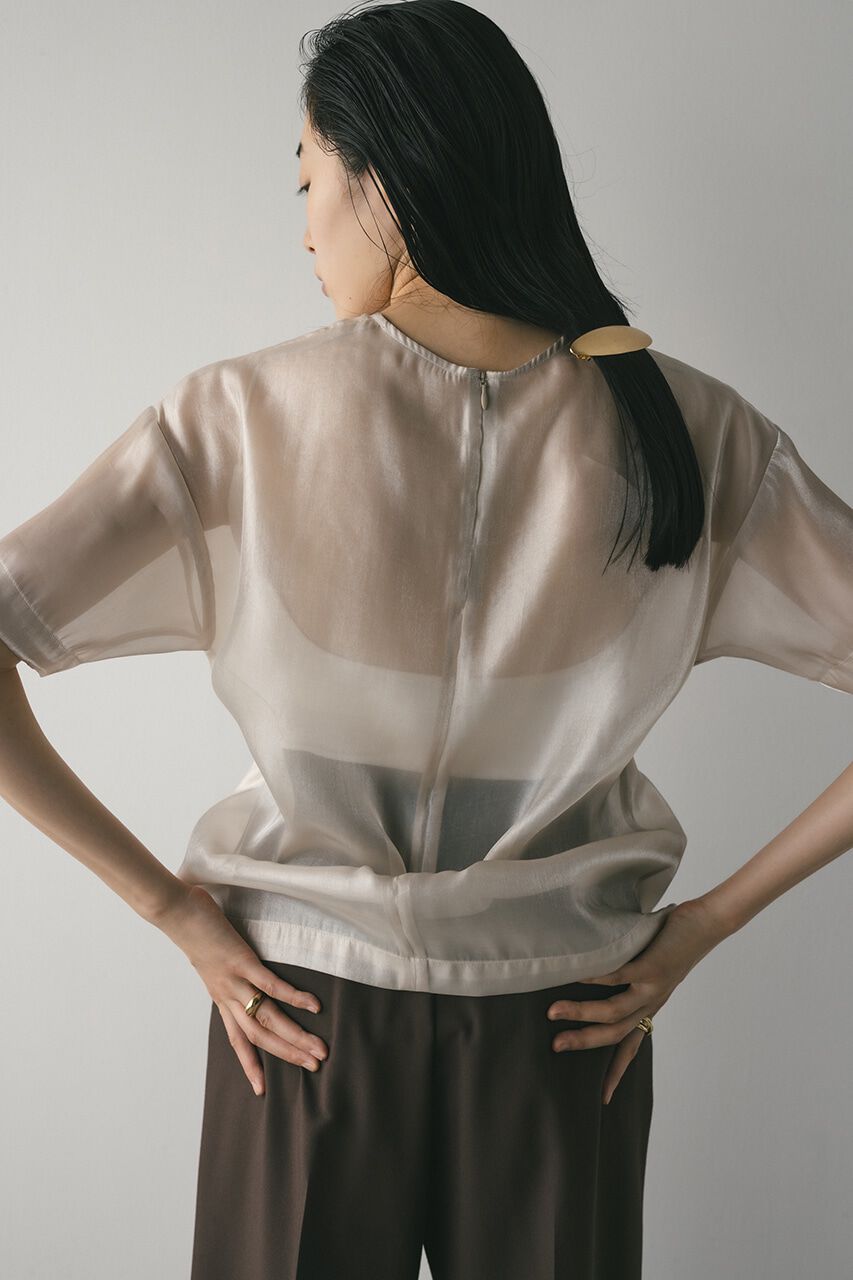 STYLEMIXER「メタリックシアートップ」|シャツ・ブラウス|