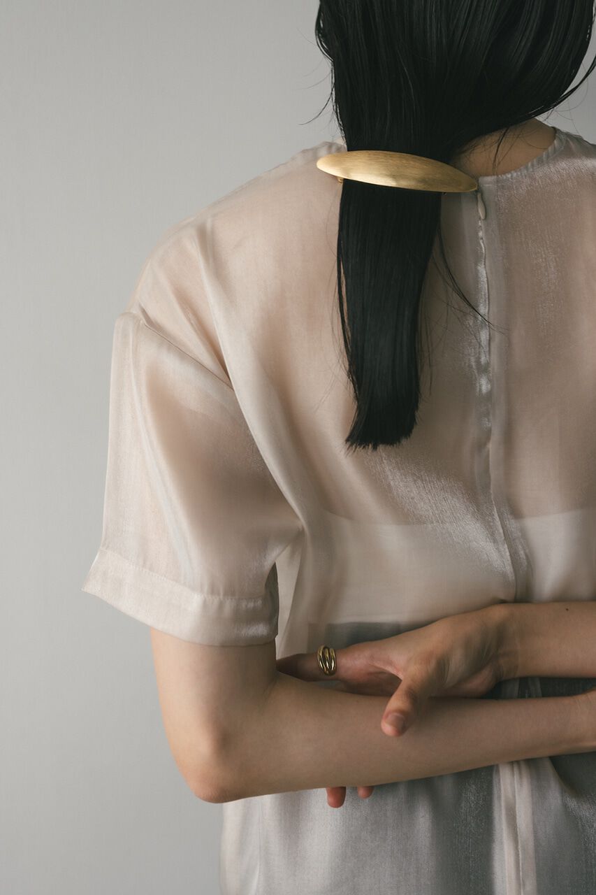STYLEMIXER「メタリックシアートップ」|シャツ・ブラウス|