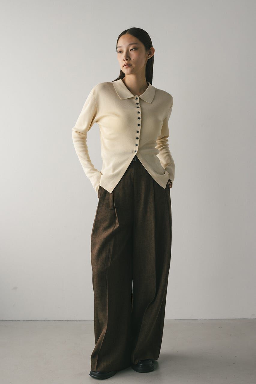 STYLEMIXER「2WAYカラーニットポロ」|ニット・セーター|IVOY3