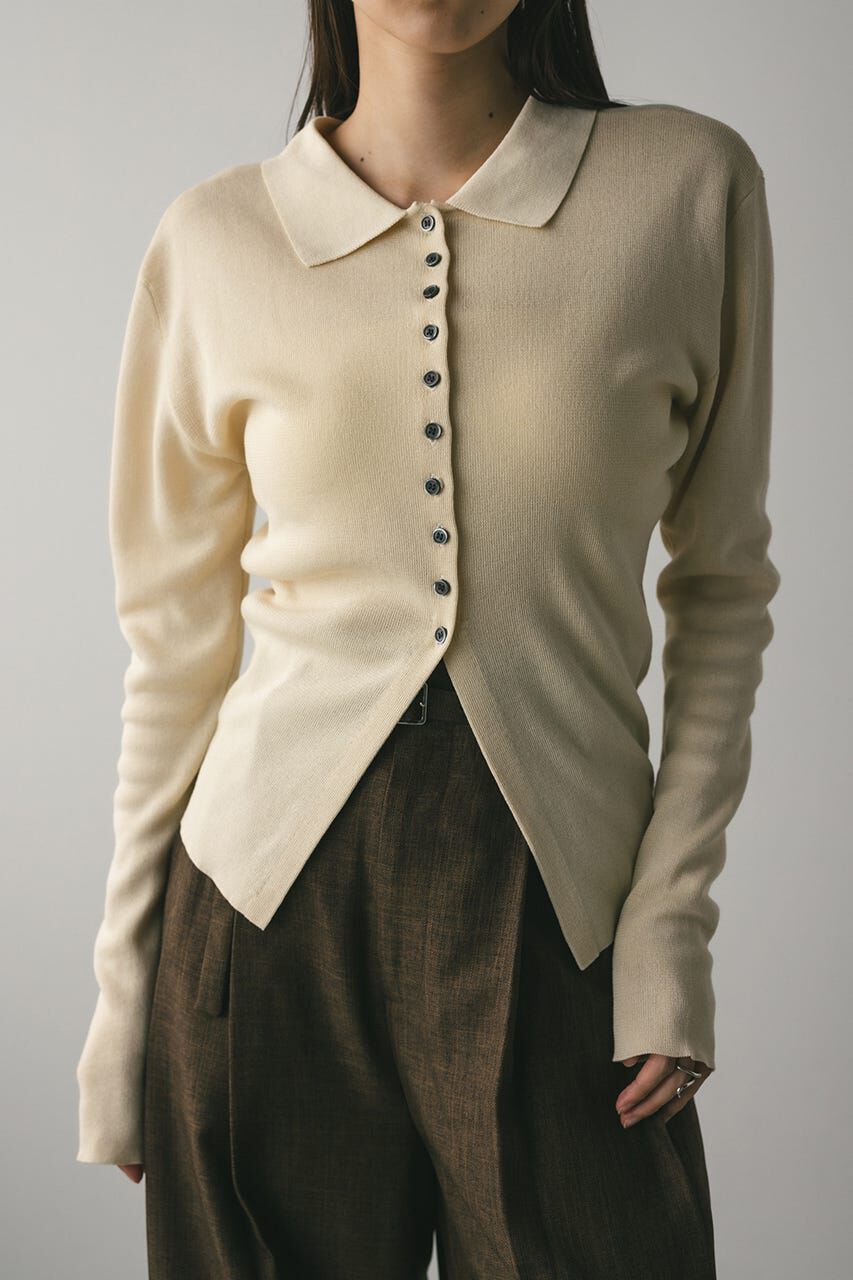 STYLEMIXER「2WAYカラーニットポロ」|ニット・セーター|