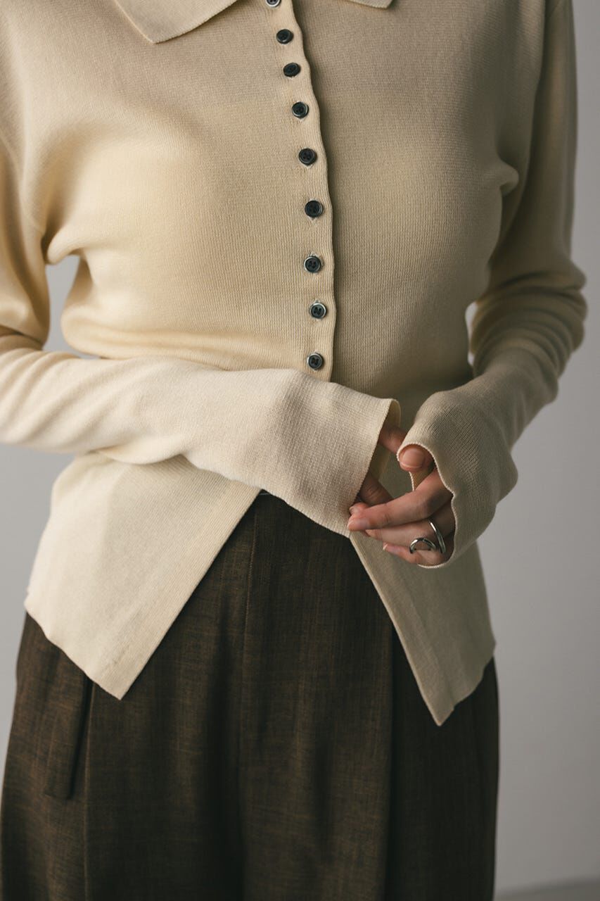 STYLEMIXER「2WAYカラーニットポロ」|ニット・セーター|