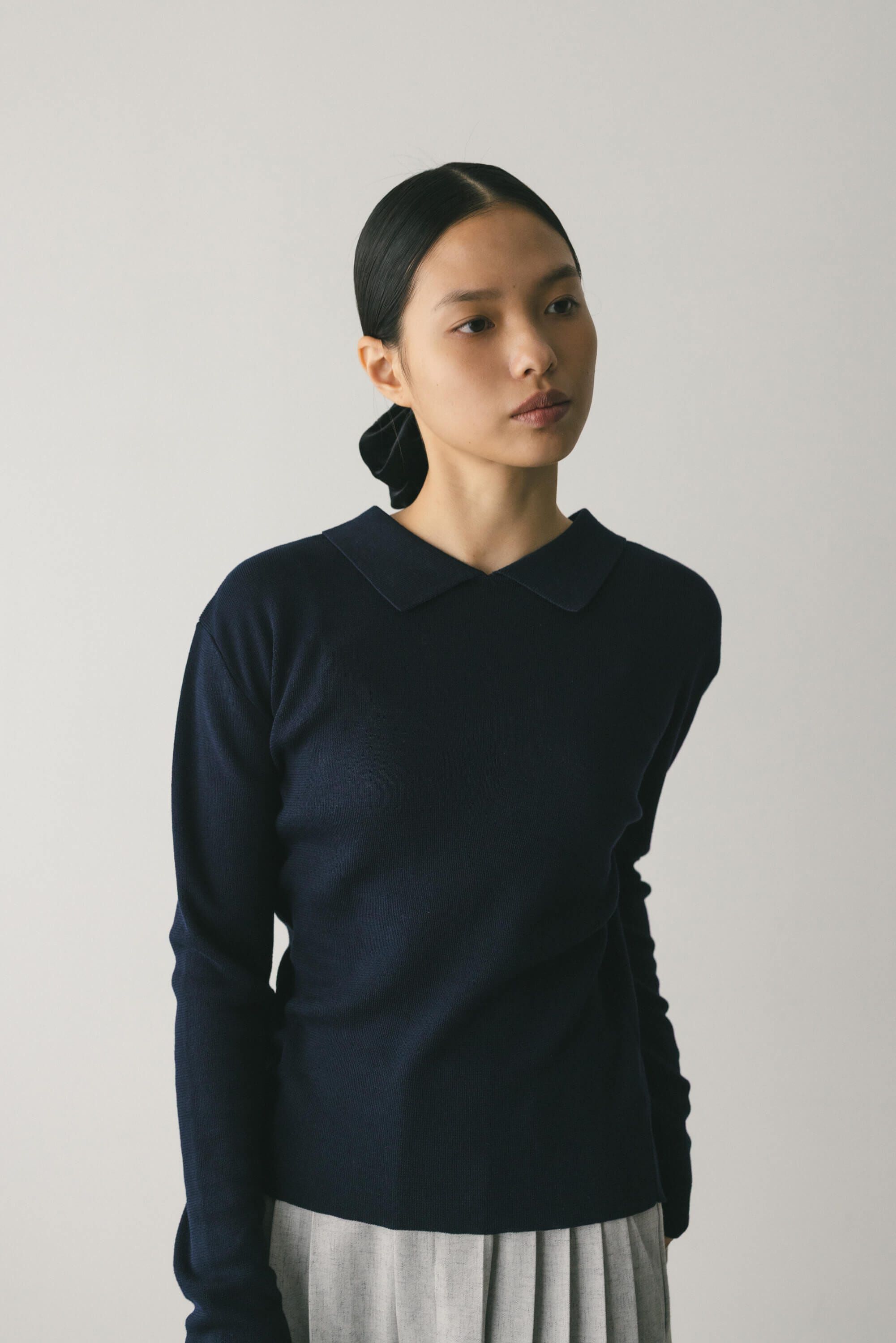 STYLEMIXER「2WAYカラーニットポロ」|ニット・セーター|