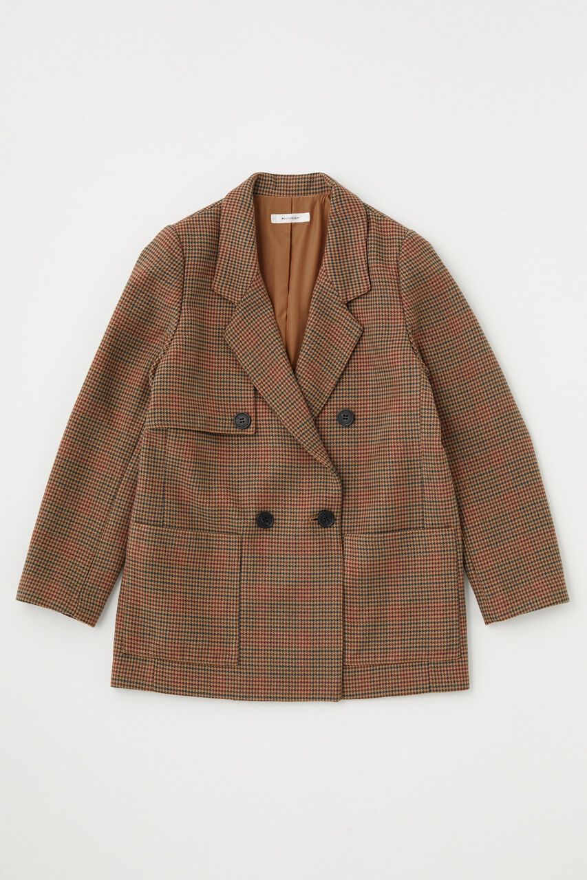 MOUSSY「PLAID DOUBLE ジャケット」|その他|